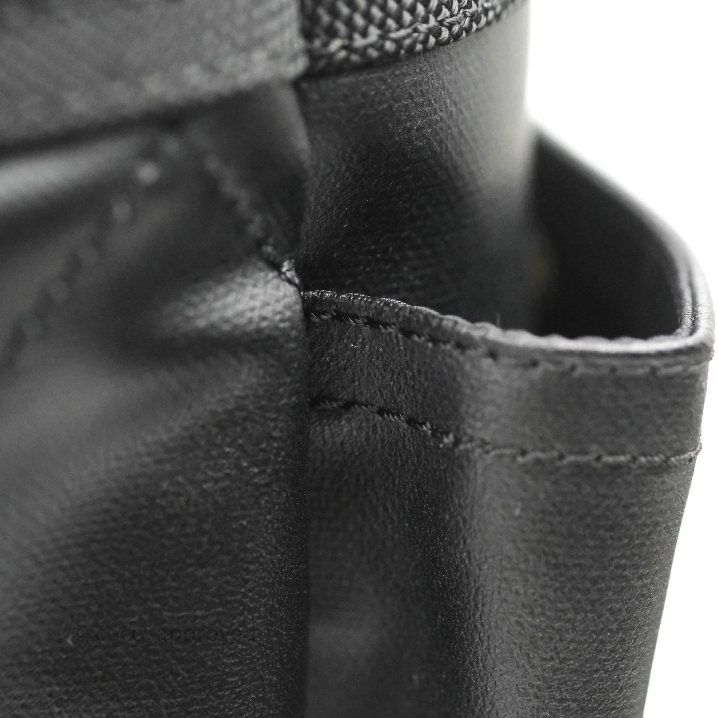 Chanel Quilted Large Paris Biarritz Tote Black Coated Canvas