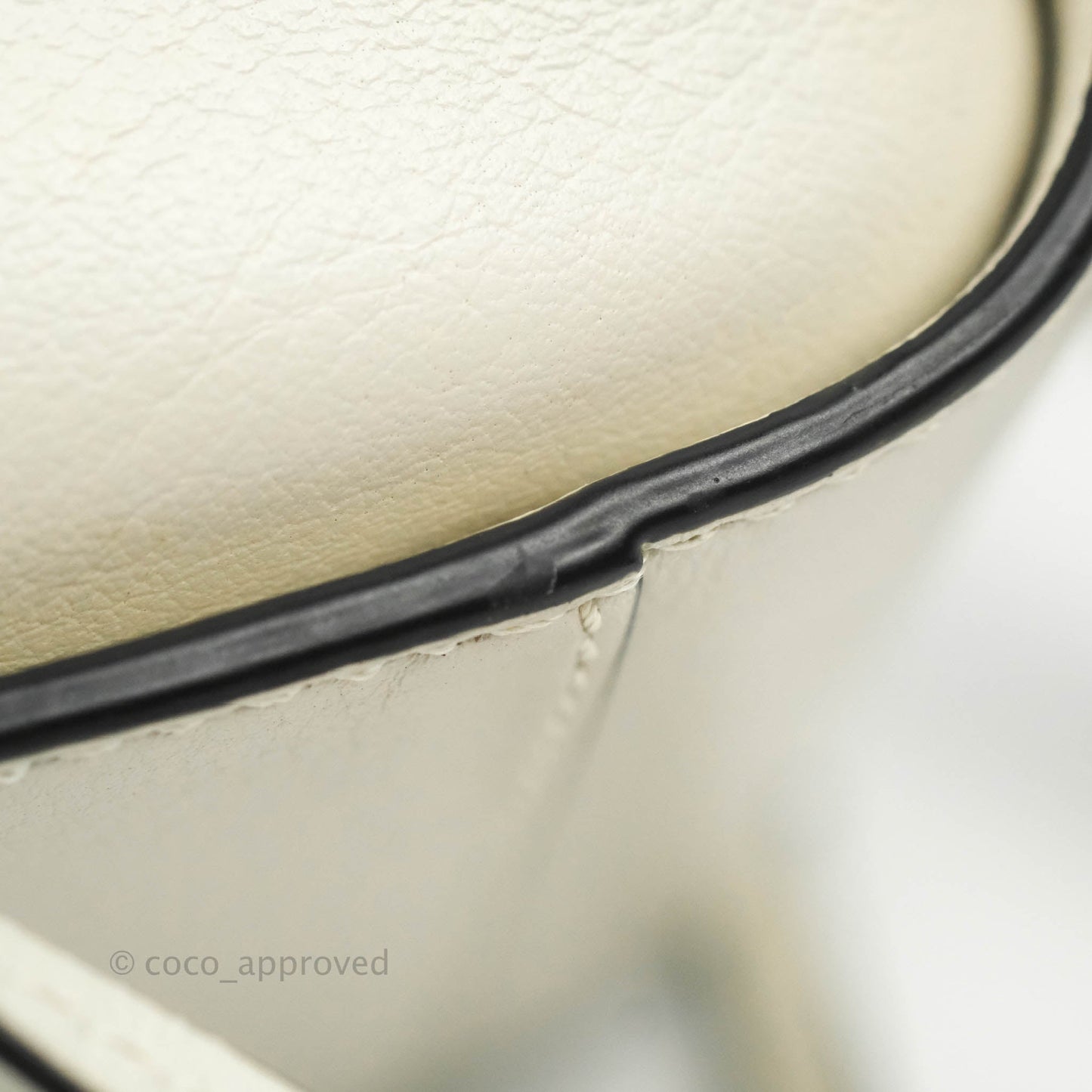 Loewe Mini Hammock Drawstring White Calfskin