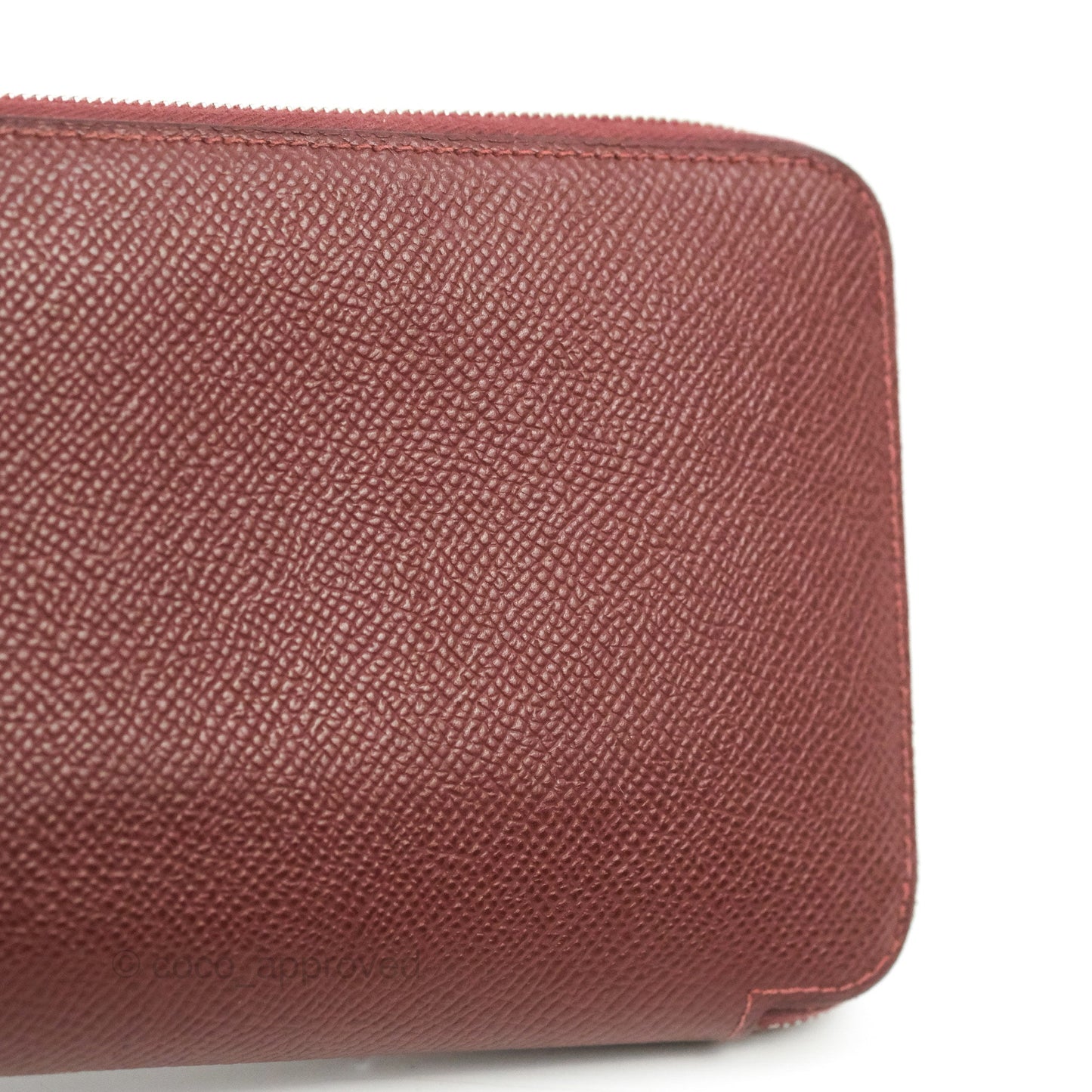 Hermès Silk'In Classique Long Wallet Rouge H Epsom