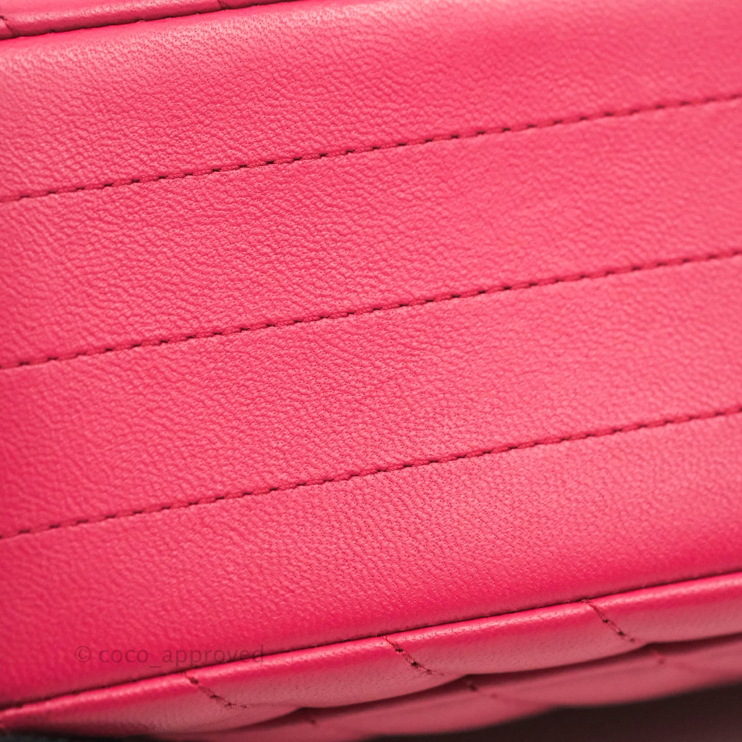 Chanel Chevron Mini Rectangular Flap Pink Lambskin Gold Hardware