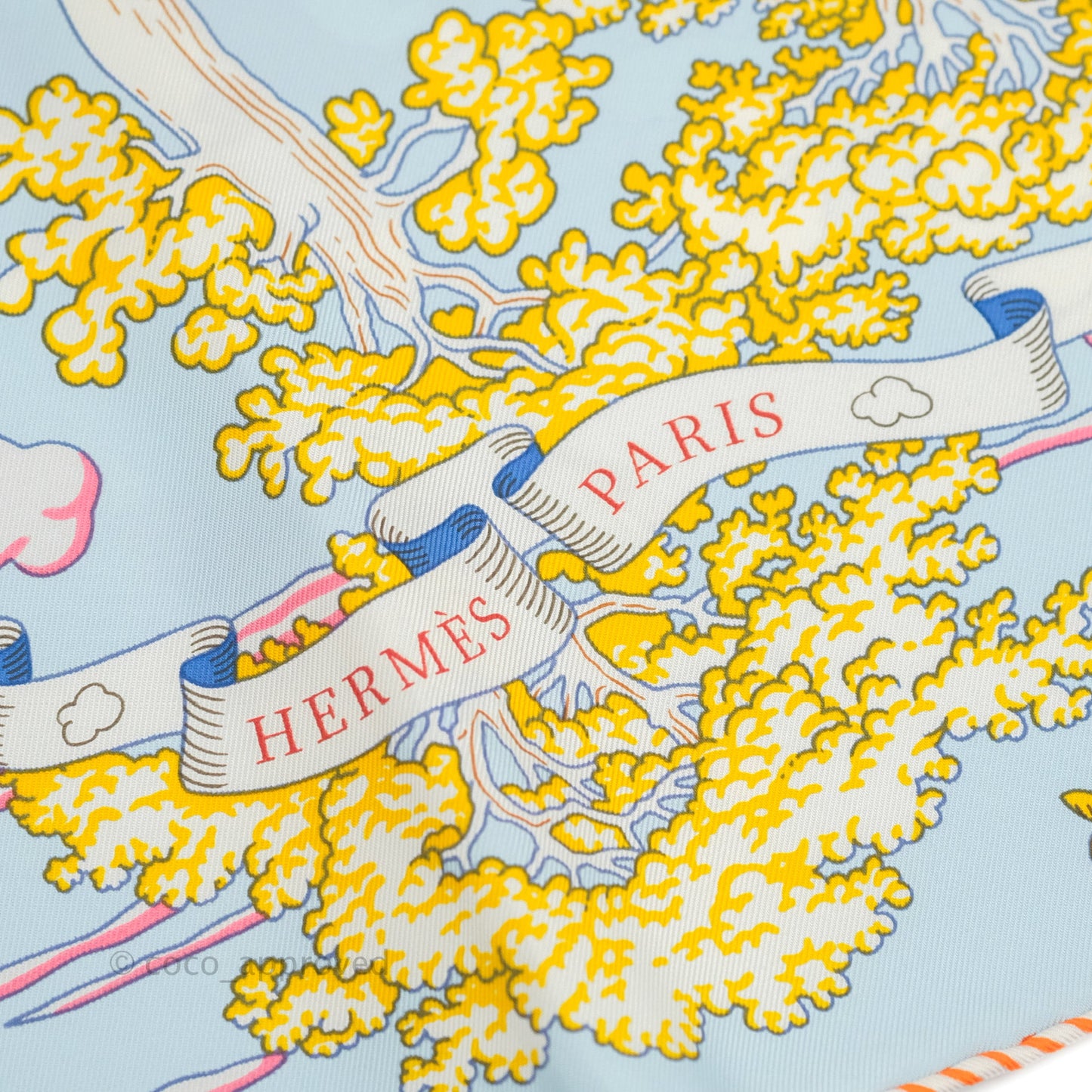 Hermès Sur Mon Nuage Scarf 90