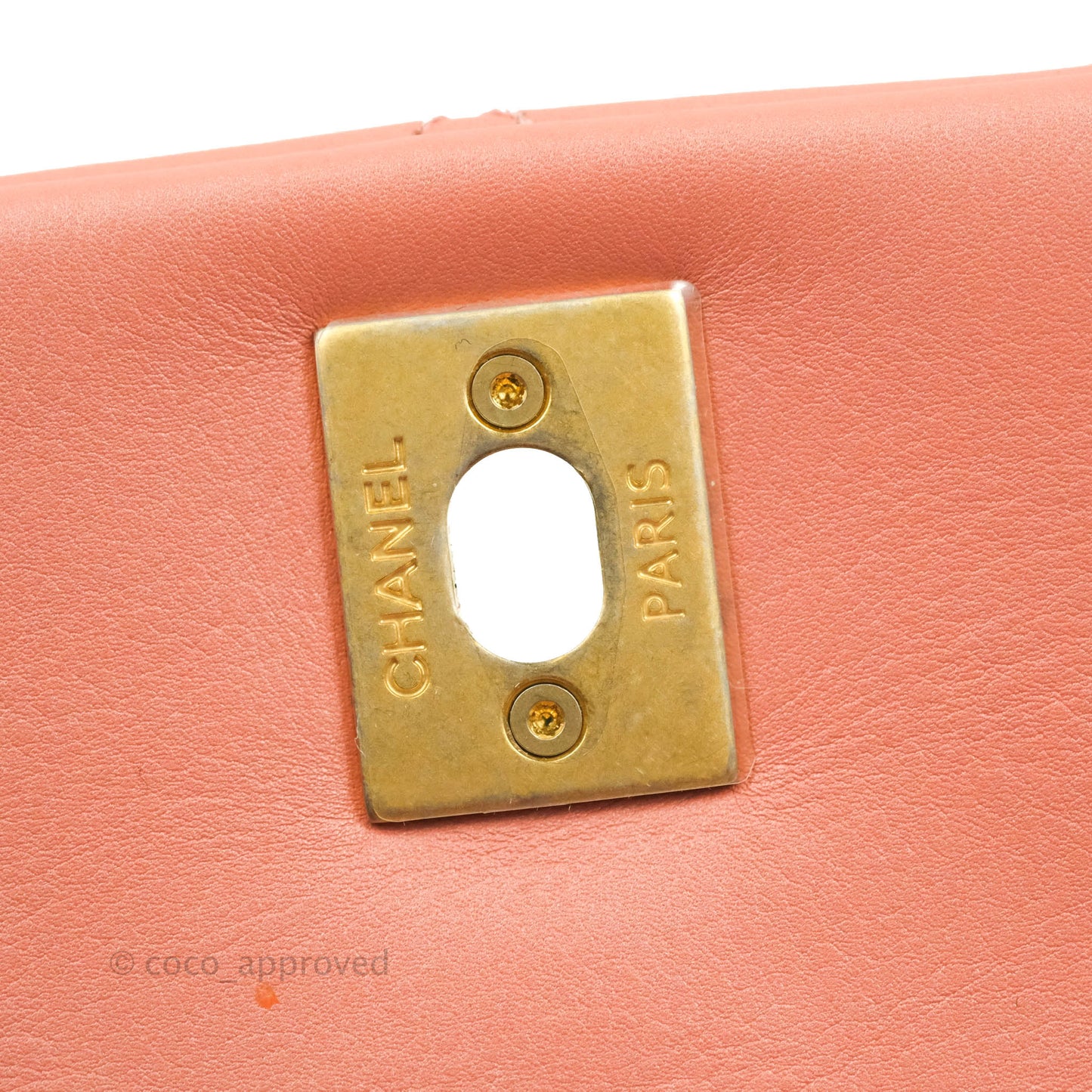 Chanel Mini Flap Bag With Top Handle Pink Lambskin Gold Hardware 20C