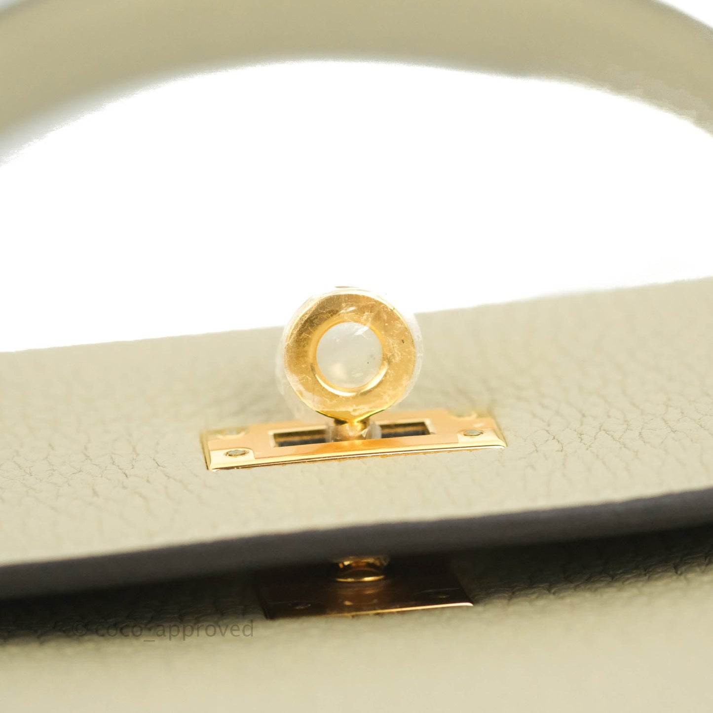 [DM to purchase] Hermès Retourne Taurillon Kelly 25 Sauge Togo Gold Hardware