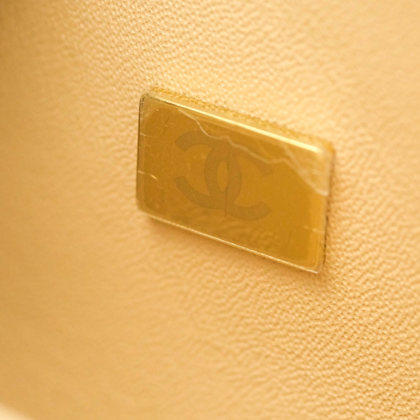 Chanel Classic Small S/M Quilted Flap Beige Caviar Gold Hardware