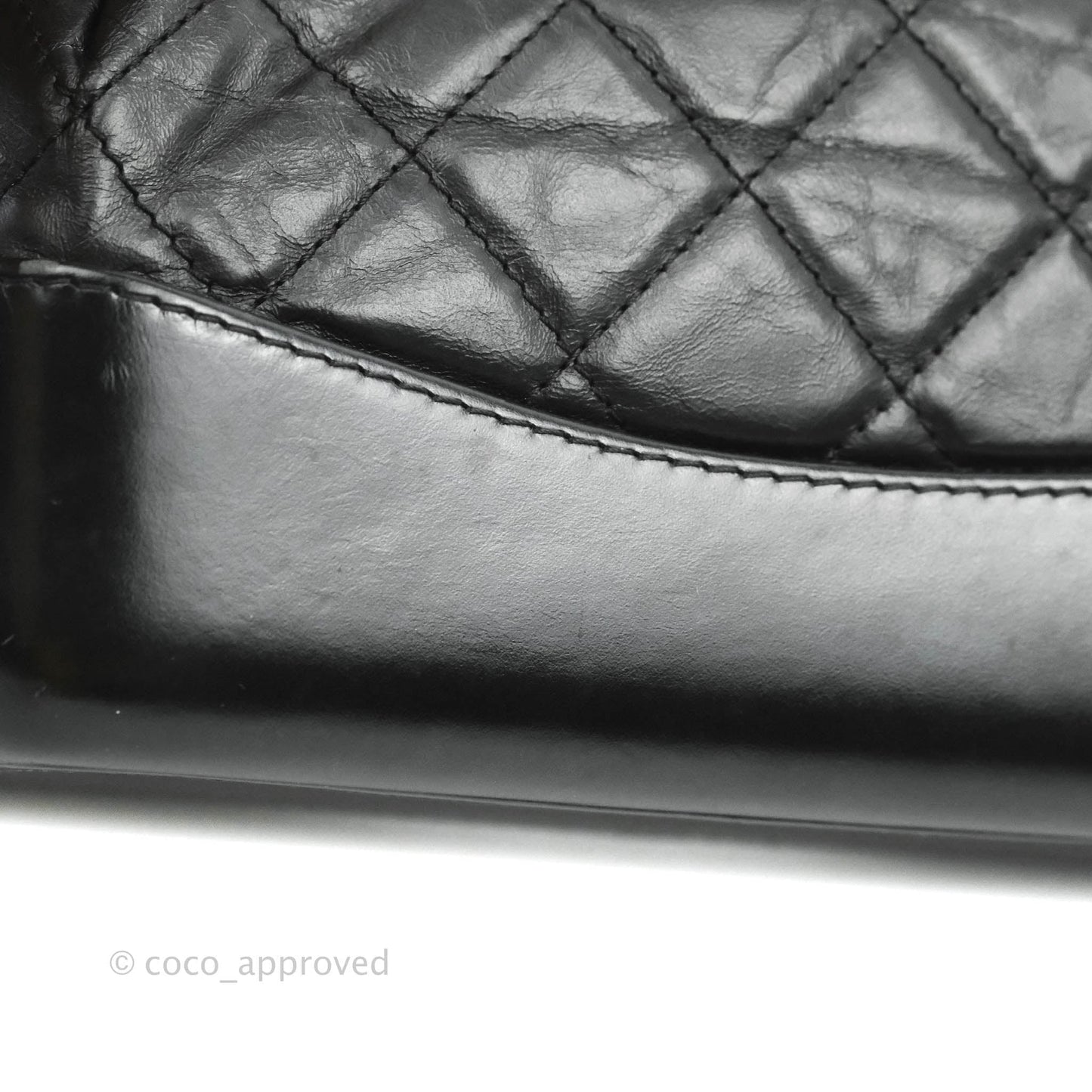 Chanel Small Gabrielle Backpack Black Aged Calfskin