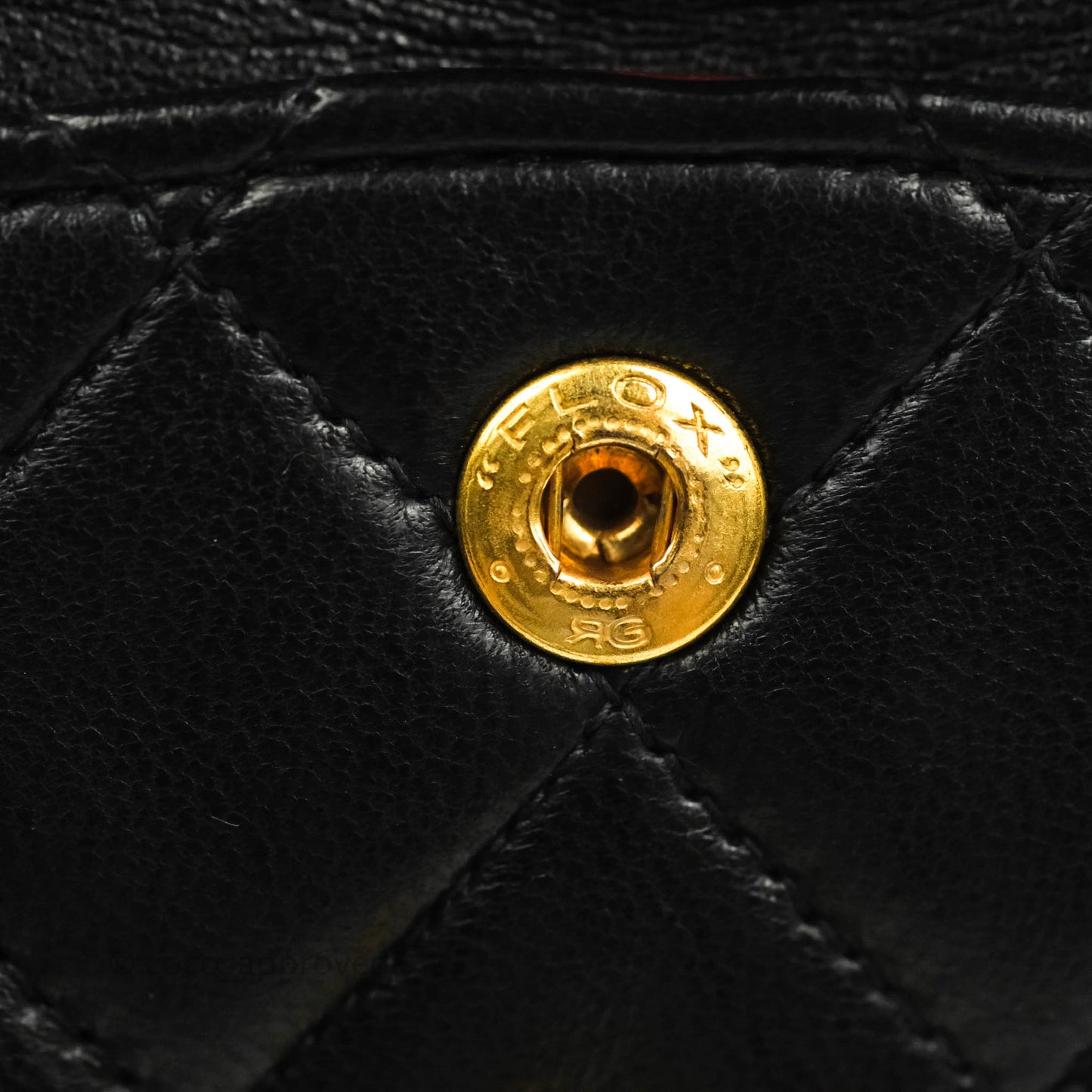 Chanel Classic Vintage Small S/M Flap Black Lambskin 24K Gold Hardware