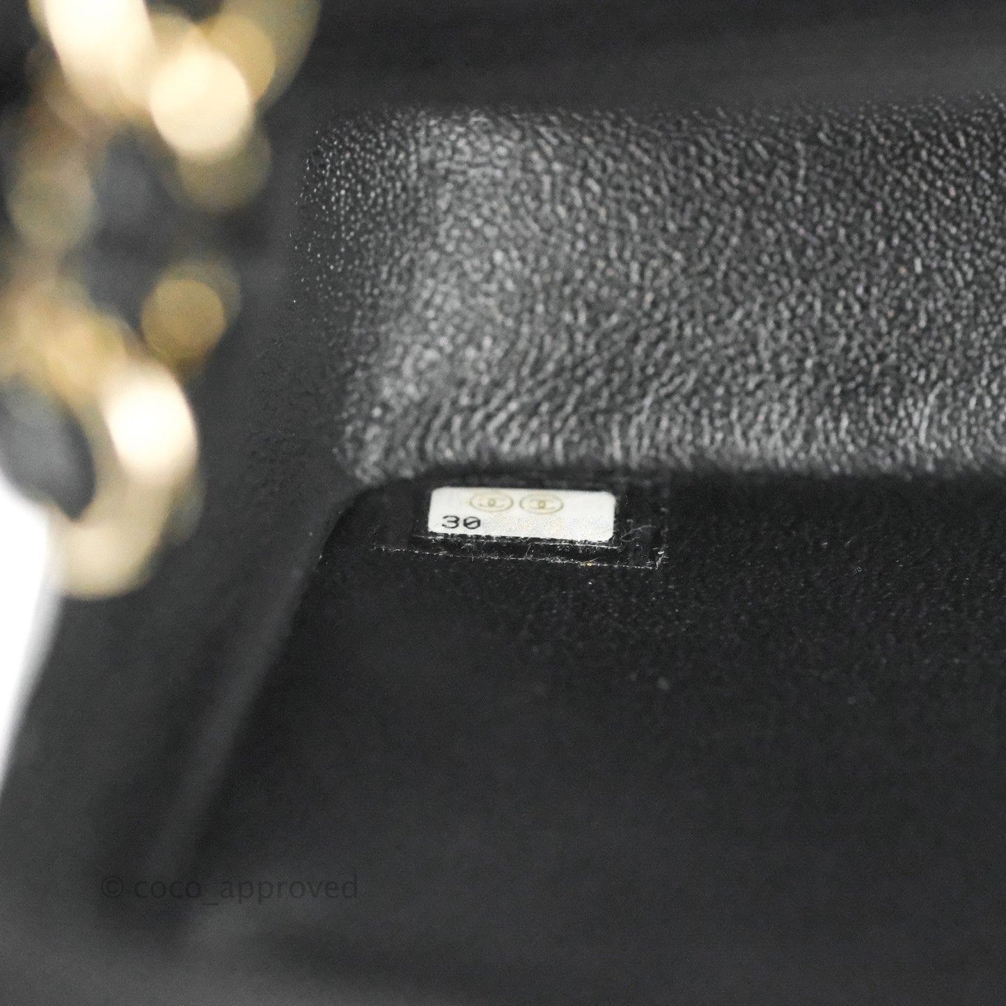 Chanel Quilted Mini Rectangular Flap Black Lambskin Light Gold Hardware