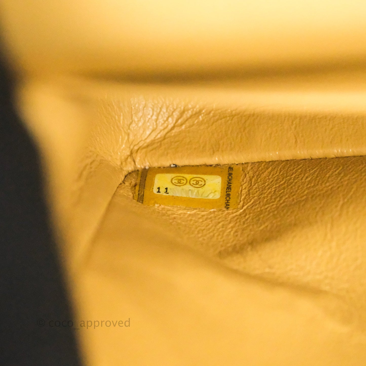Chanel S/M Small Classic Quilted Flap Dark Beige Caviar 24K Gold Hardware