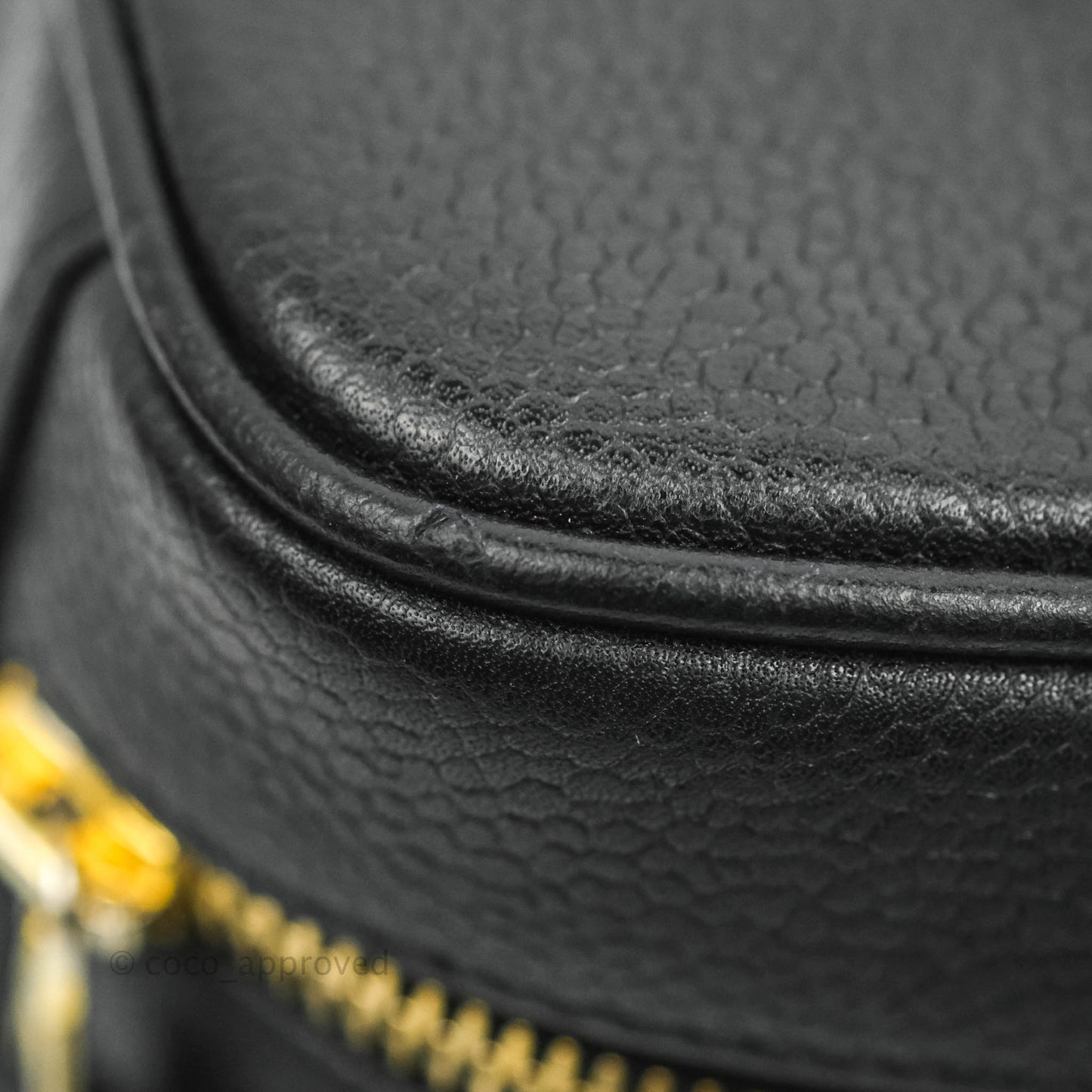 Chanel Vintage Vanity Case Black Caviar Gold Hardware