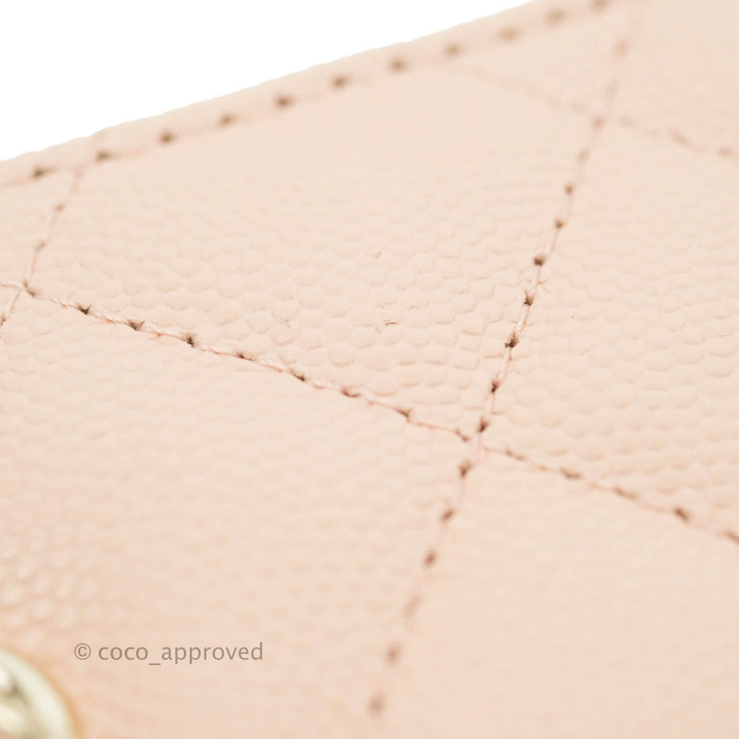Chanel Classic Mini Vanity With Chain Light Pink Caviar Gold Hardware