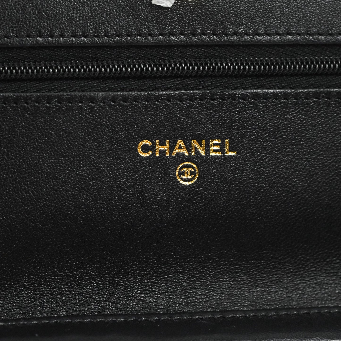 Chanel Quilted Classic Wallet on Chain WOC Black Lambskin Gold Hardware