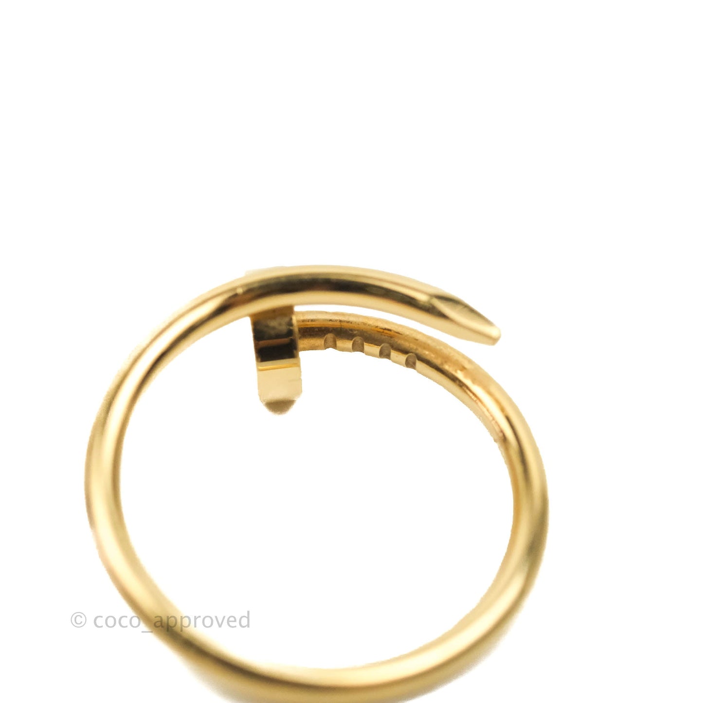 Cartier Juste Un Clou Ring Yellow Gold Size 50