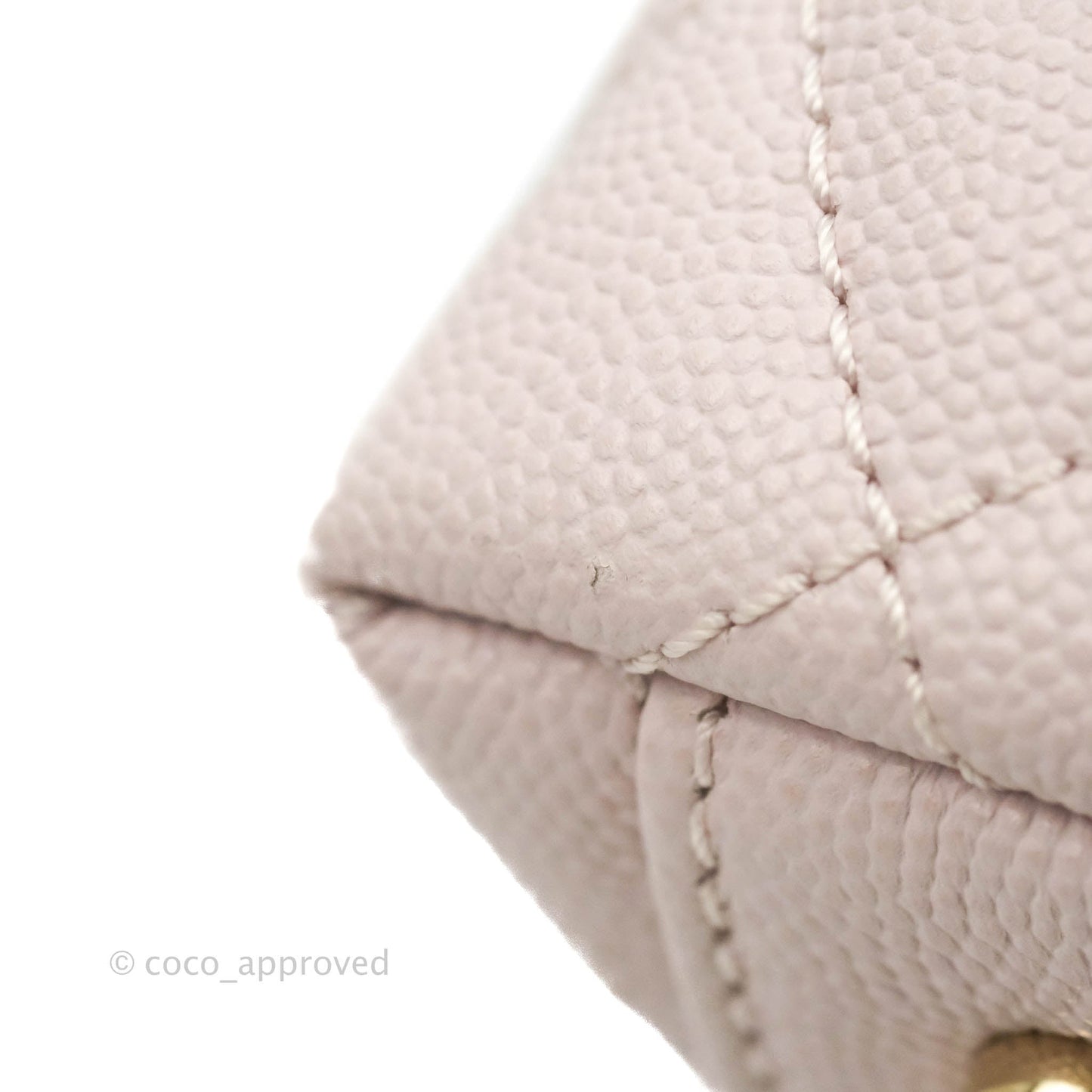 Chanel Small Coco Handle Light Lilac Pink Caviar Gold Hardware 20A