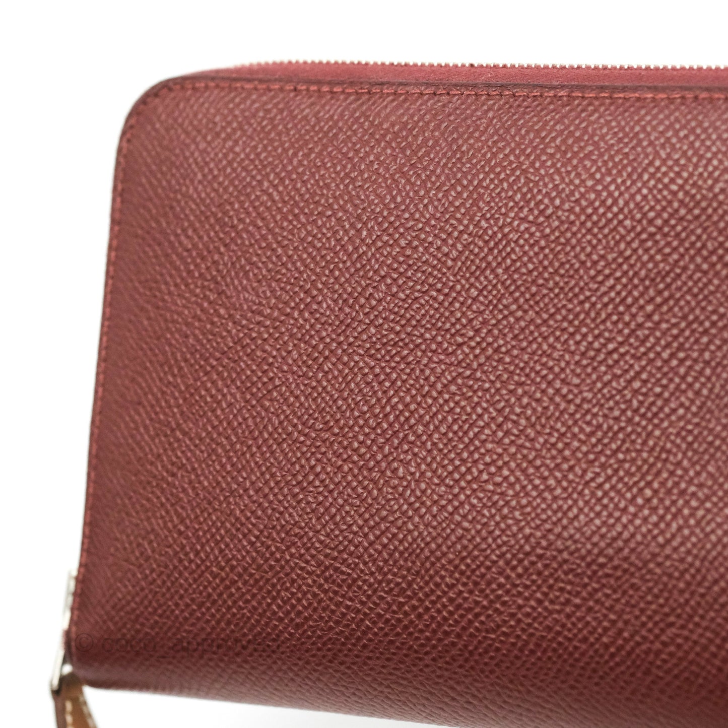 Hermès Silk'In Classique Long Wallet Rouge H Epsom