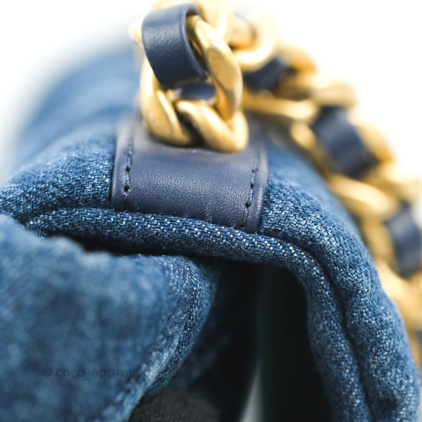 Chanel 19 Small Denim Mixed Hardware