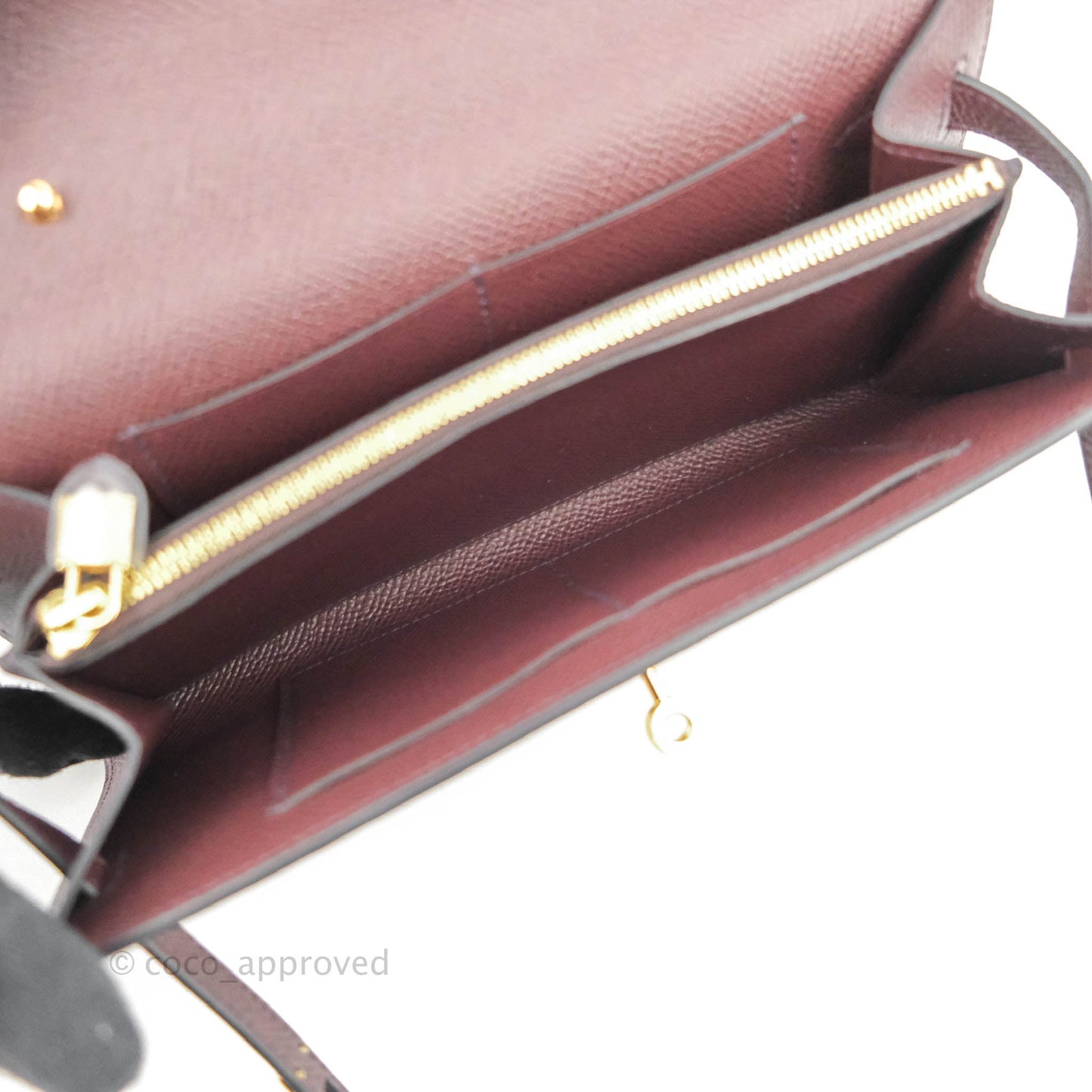 Hermès Kelly To Go Wallet Rouge Sellier Epsom Gold Hardware