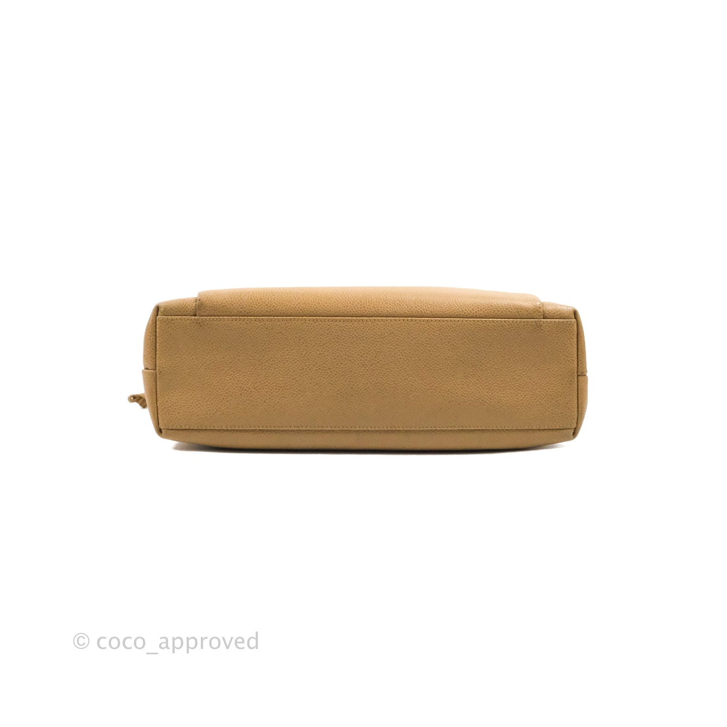 Chanel Vintage Tote Beige Caviar 24K Gold Hardware