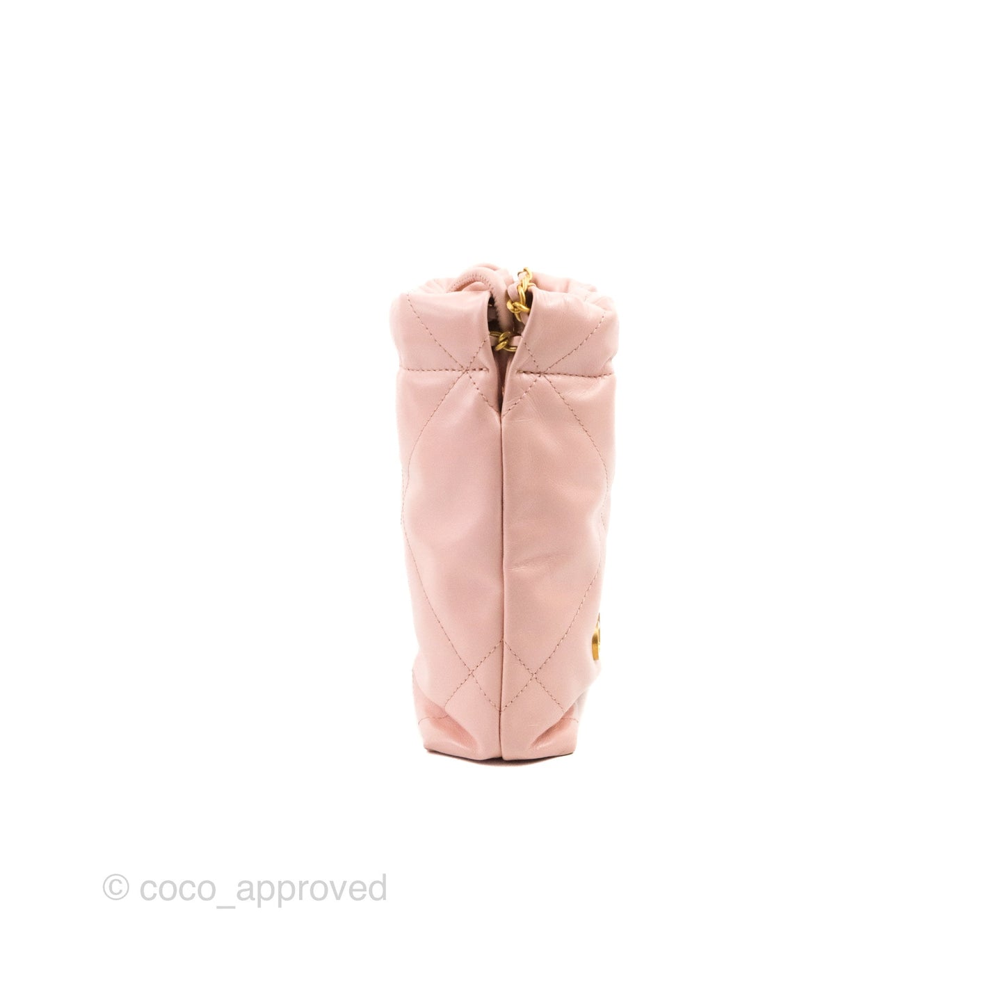 Chanel 22 Mini Bag Pink Shiny Crumpled Calfskin