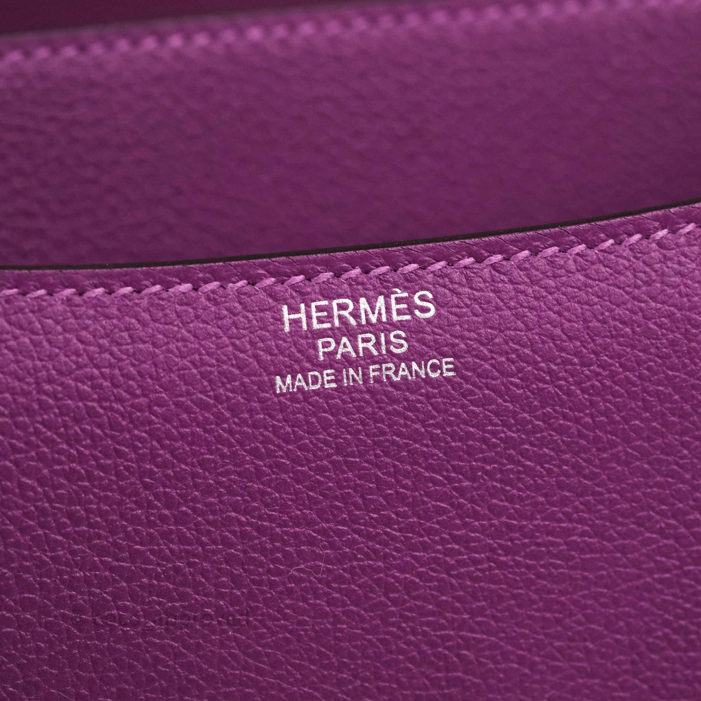 Hermès Constance 24 Anemone Evercolor Palladium Hardware