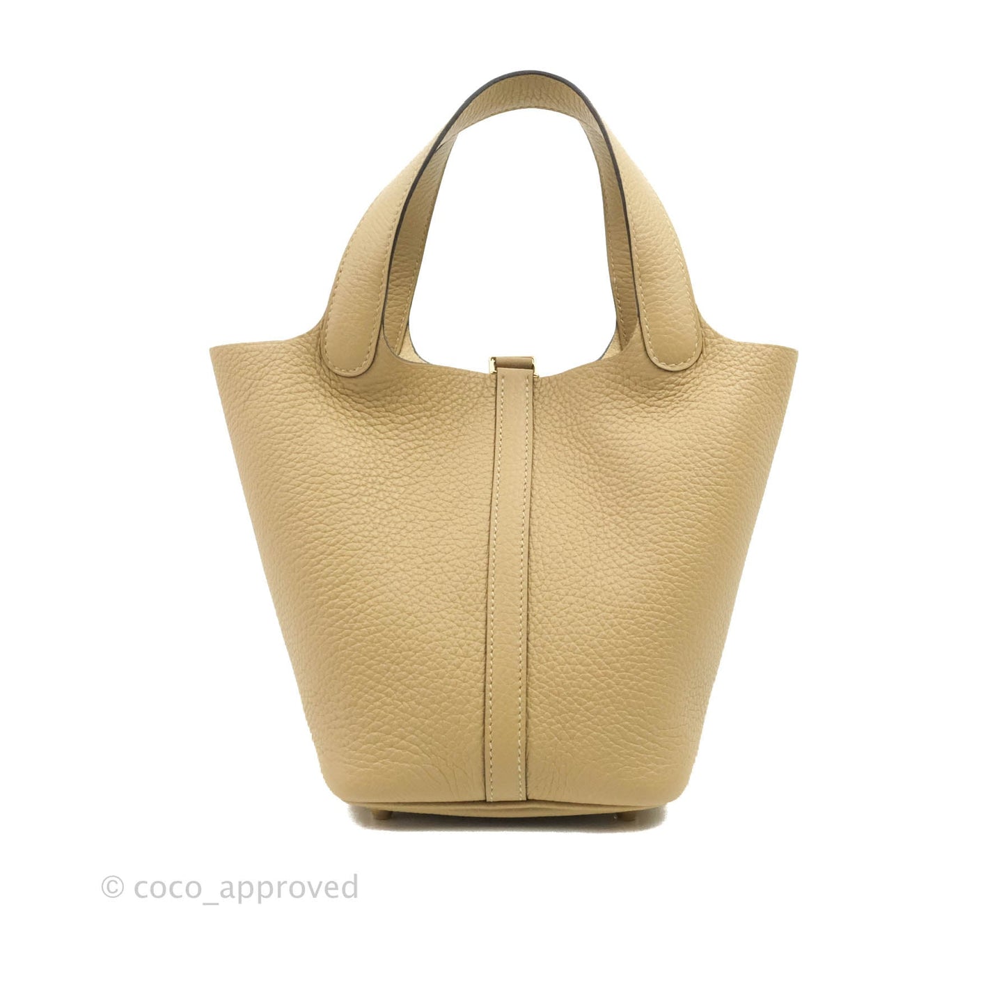 Hermès Picotin 18 PM Clemence Trench Gold Hardware