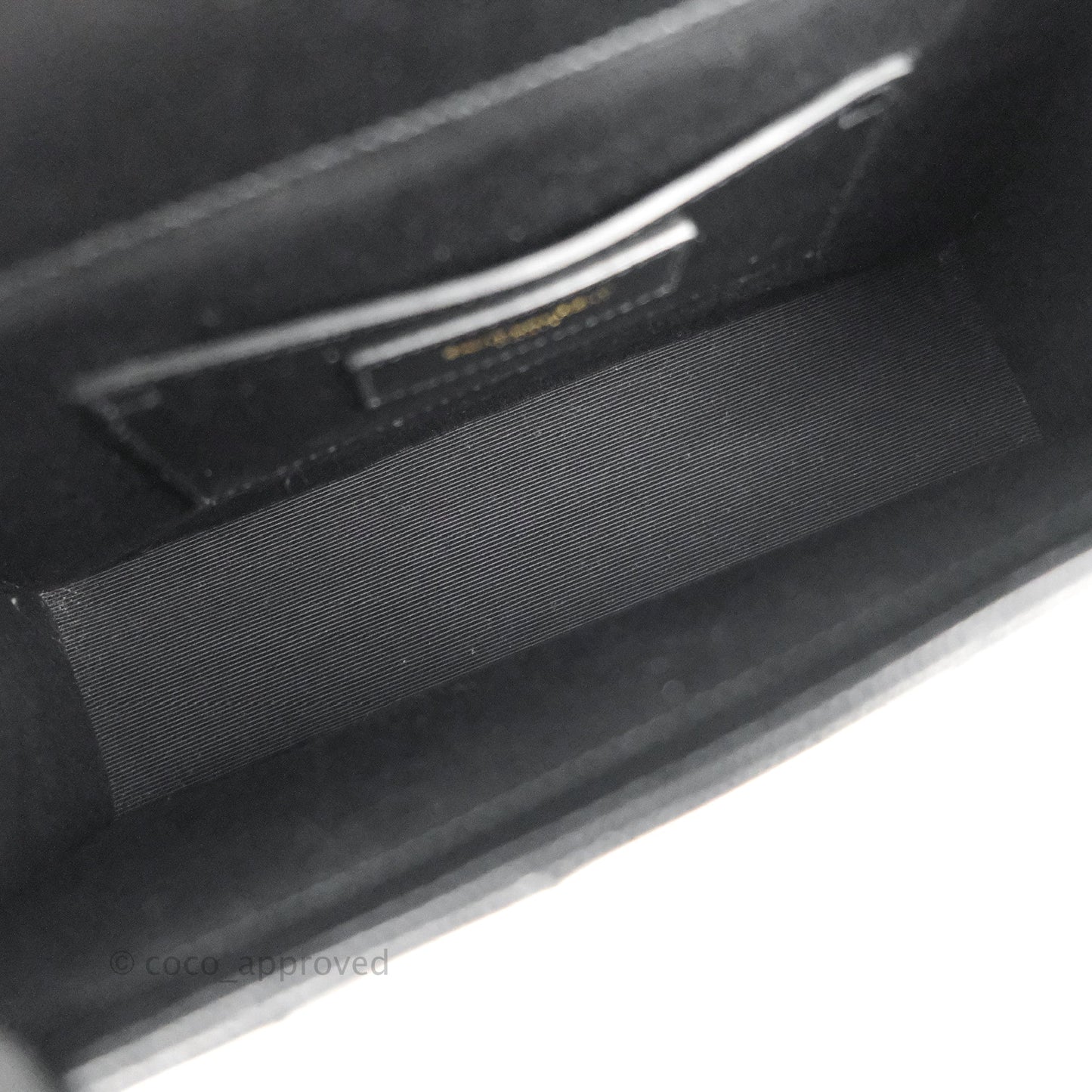Saint Laurent Envelope Medium Black Caviar Gold Hardware