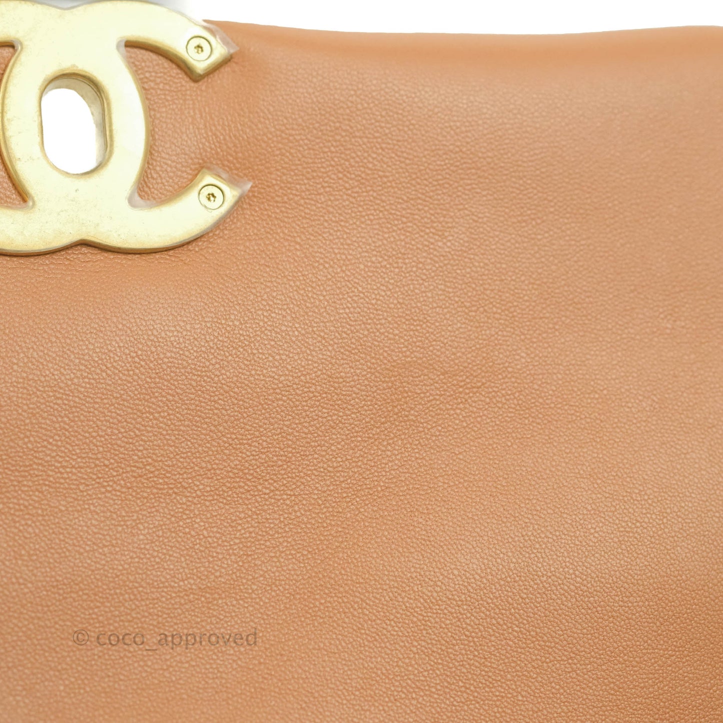 Chanel 19 Small Caramel Dark Beige Lambskin Mixed Hardware 21K
