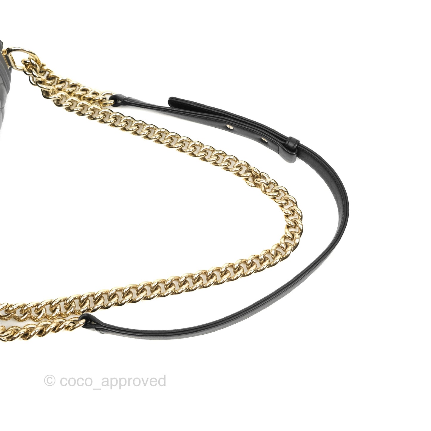 Chanel Quilted Medium Boy Black Gold Hardware
