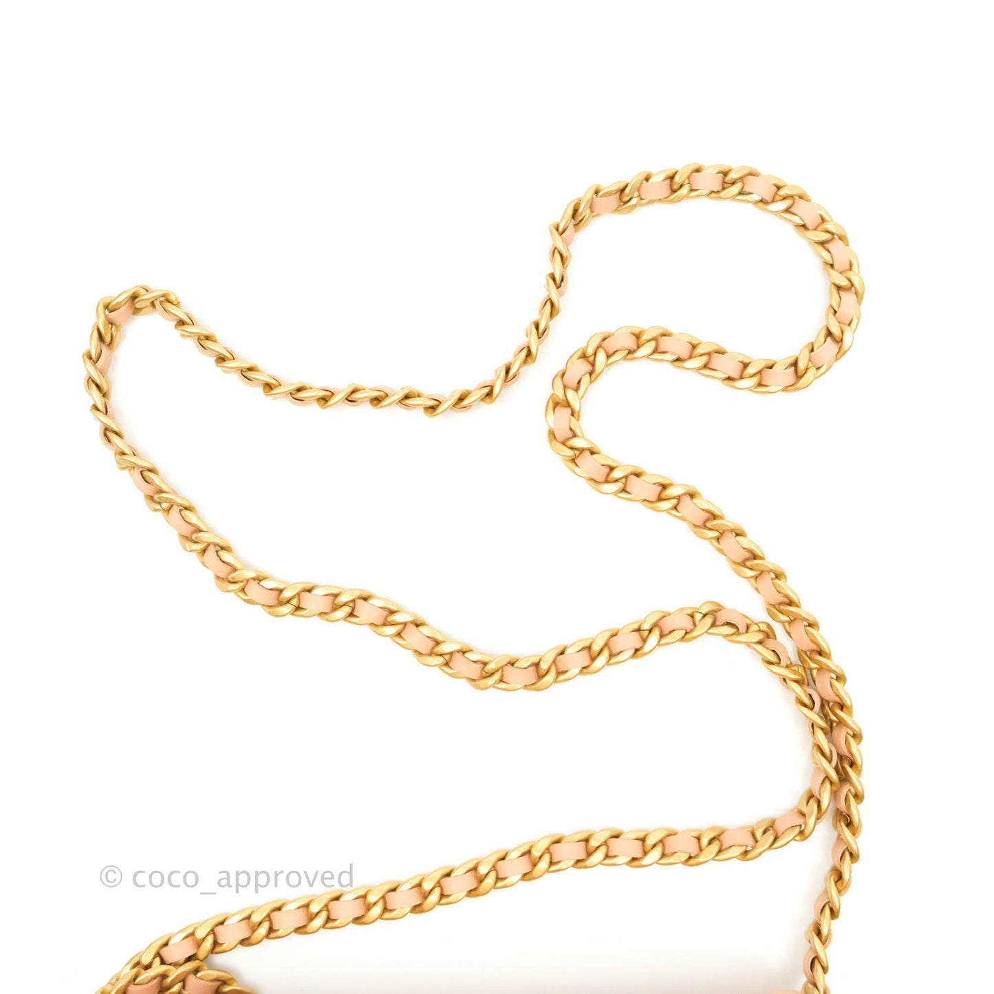Chanel Clutch with Chain Beige Calfskin Aged Gold Hardware 21B