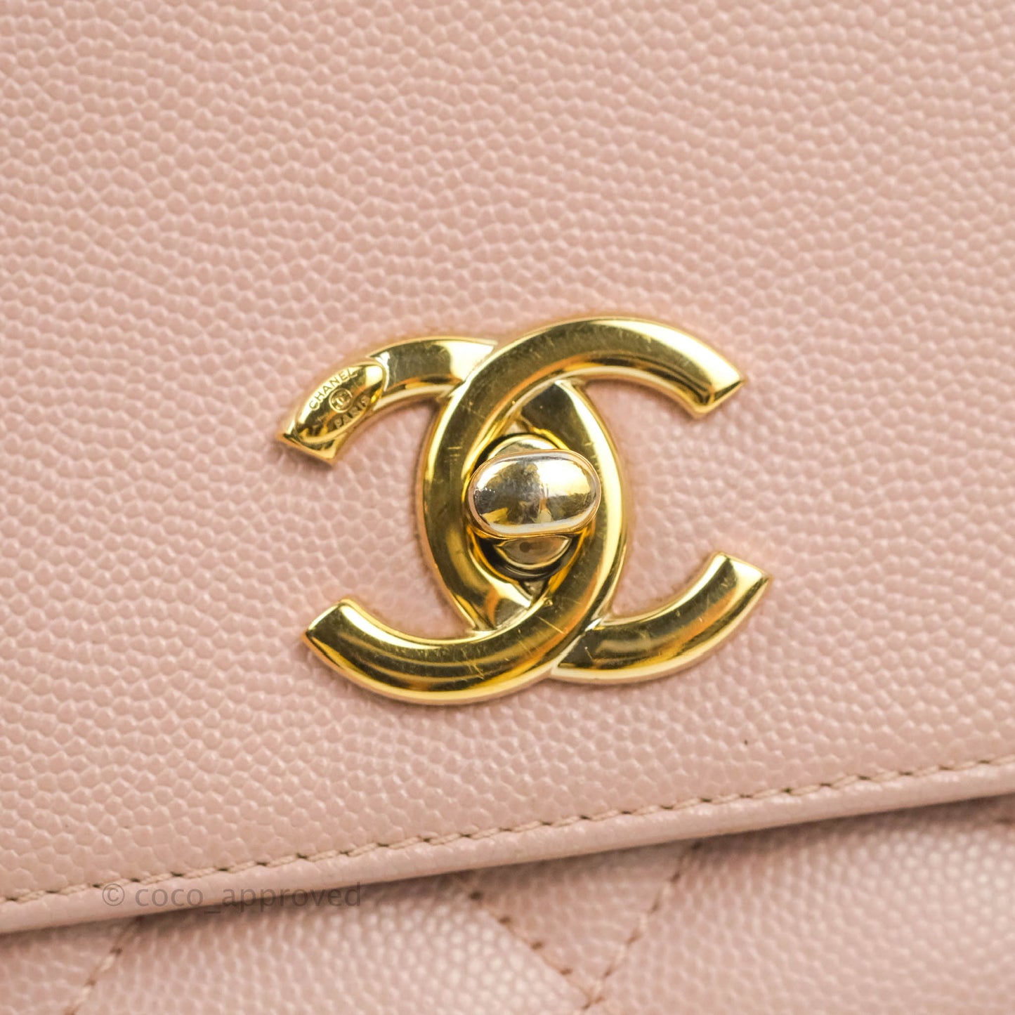 Chanel Quilted Medium Business Affinity Flap Pink Caviar Gold Hardware