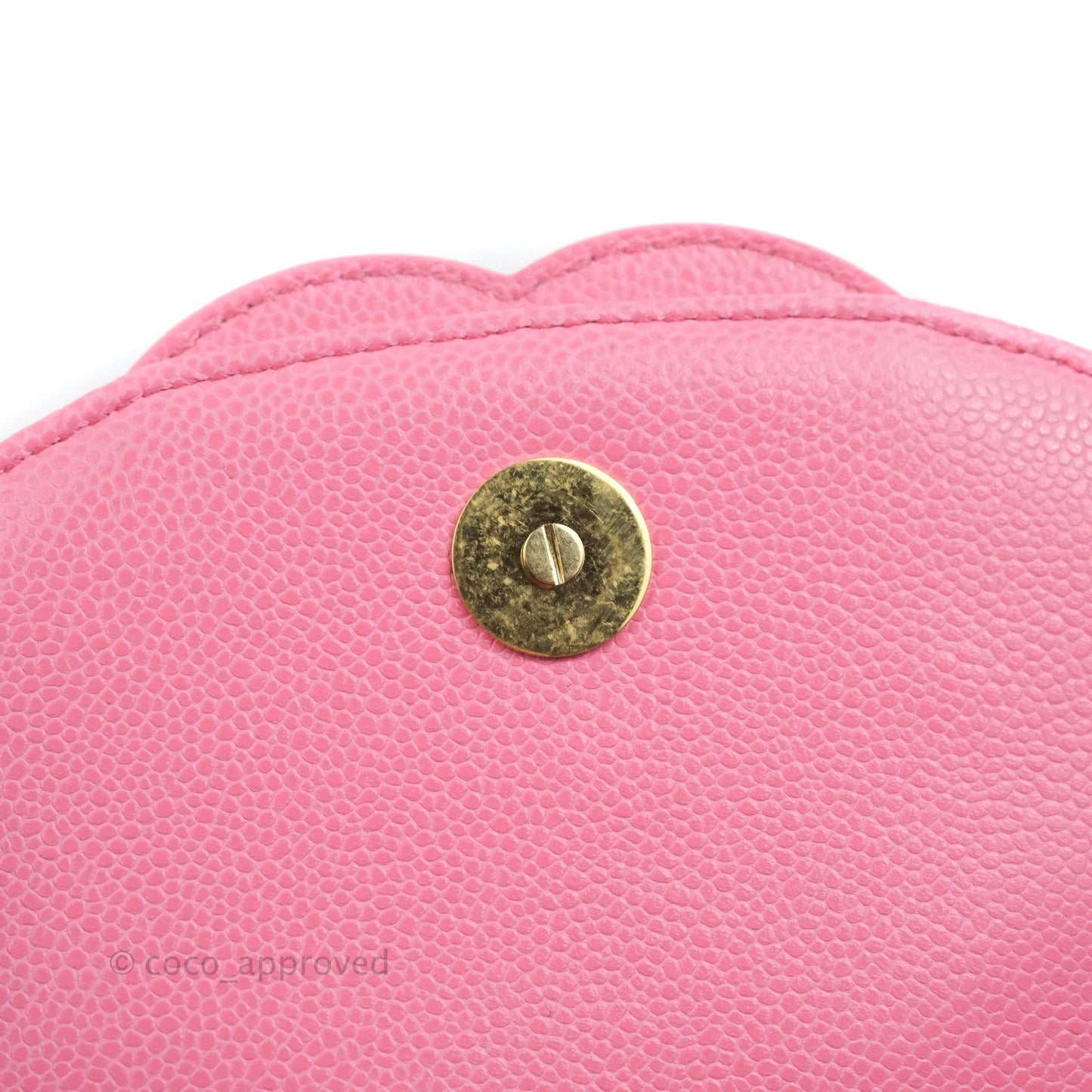 Chanel Mini Messenger Pink Caviar Bag 23P