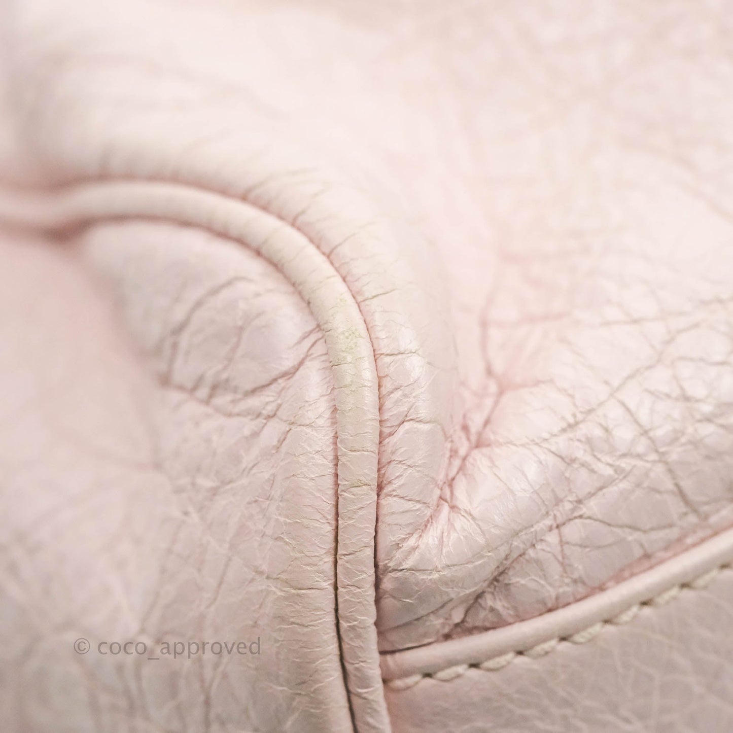 Balenciaga Velo Bag Pale Pink Silver Hardware