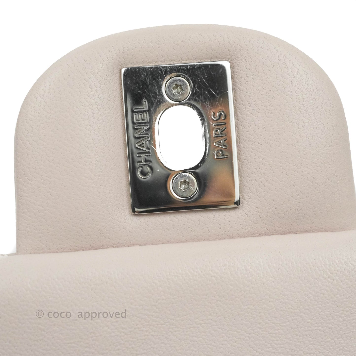 Chanel Quilted Mini Rectangular Light Lilac Lambskin Silver Hardware