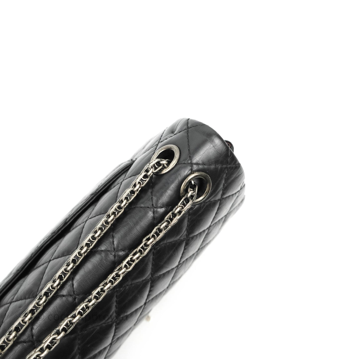 Chanel Reissue 225 Quilted Aged Calfskin Black Ruthenium Hardware
