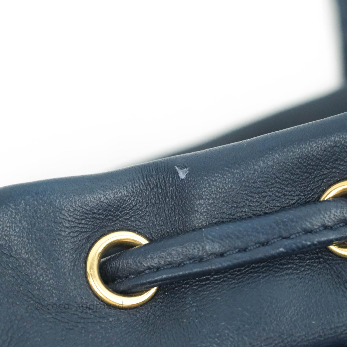 Chanel Small Quilted Urban Spirit Backpack Navy Gold Hardware