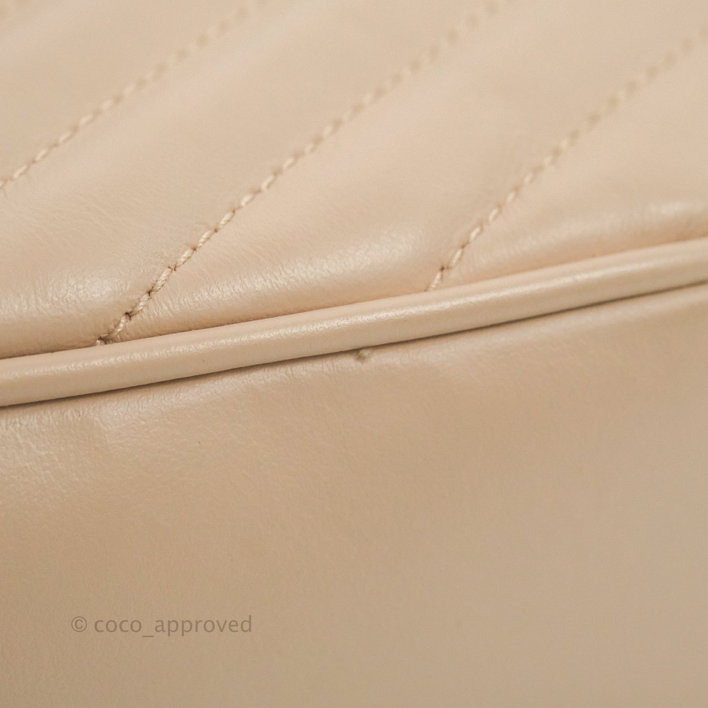 Saint Laurent Lou Quilted Camera Bag Pale Pink Calfskin Ruthenium Hardware
