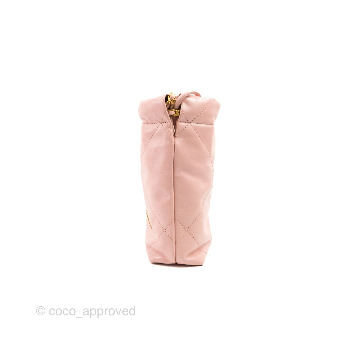 Chanel 22 Mini Bag Pink Shiny Crumpled Calfskin