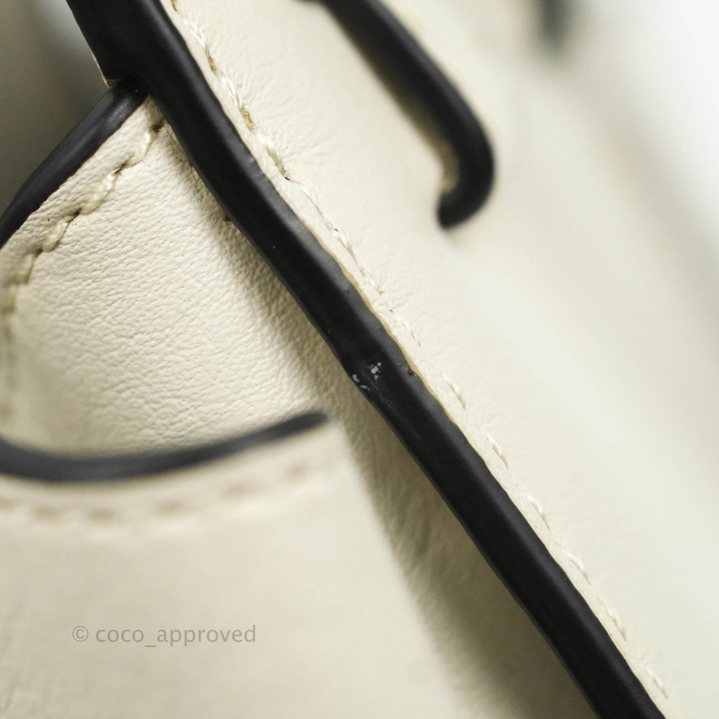 Loewe Mini Hammock Drawstring White Calfskin