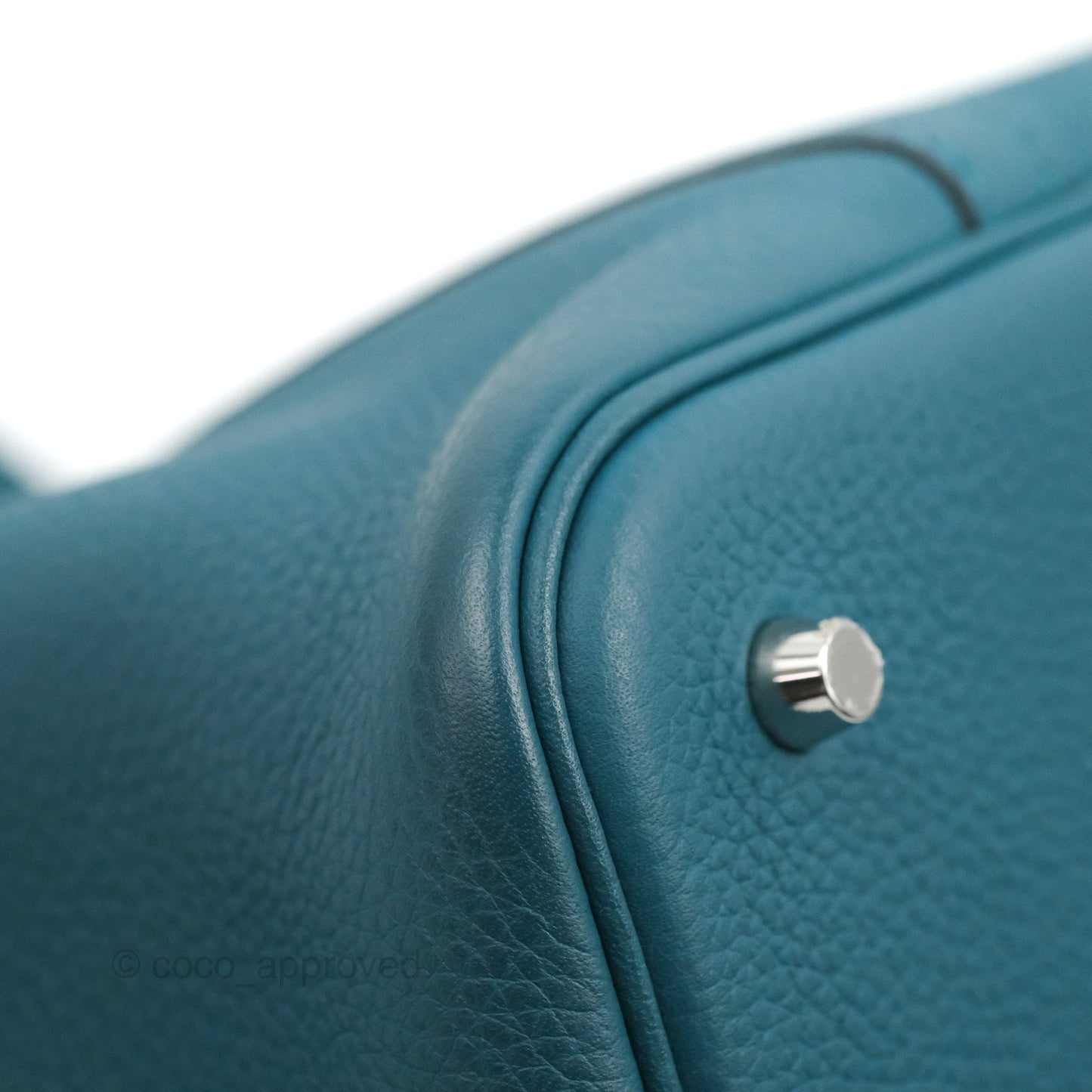 Hermès Picotin 22 Teal TM Palladium Hardware