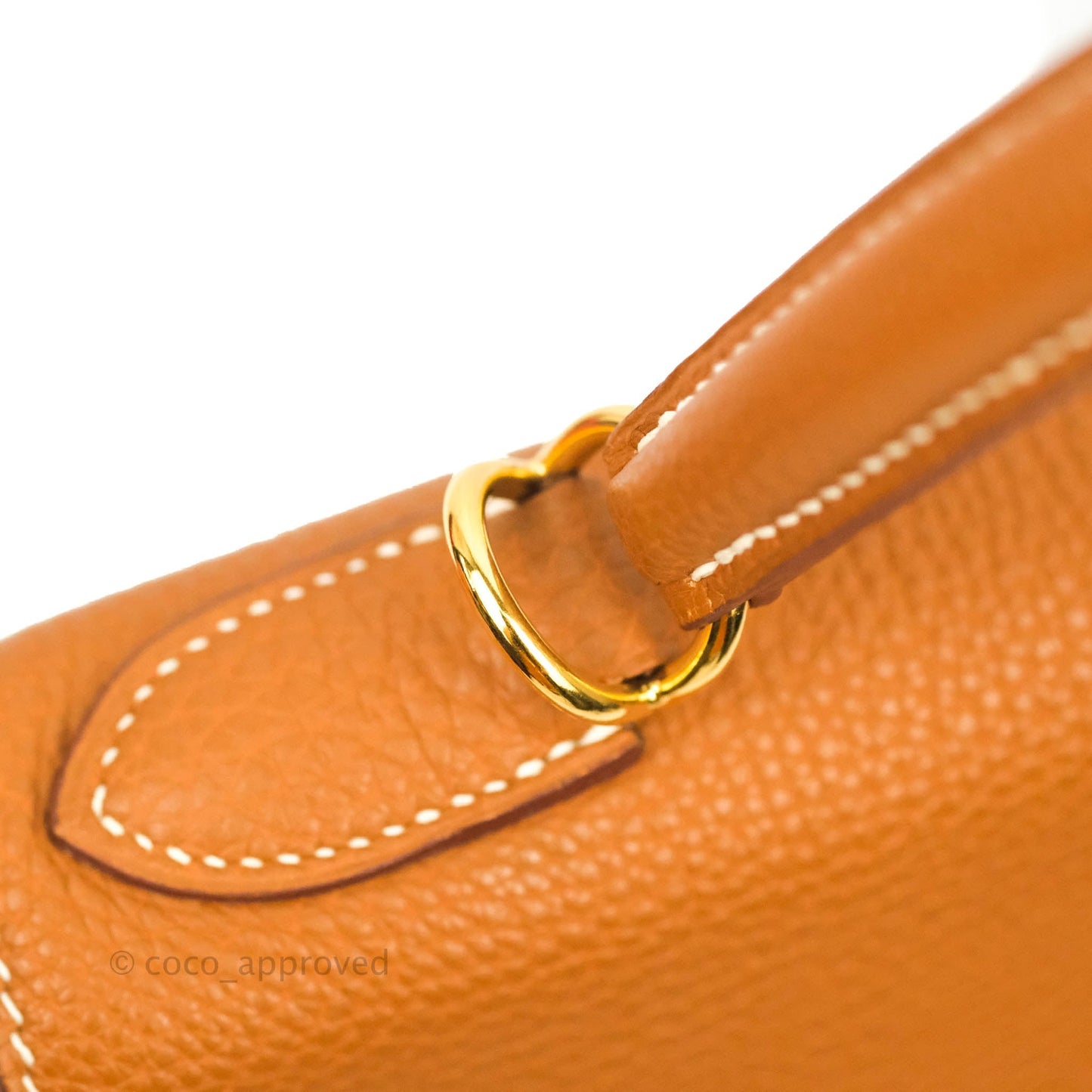 Hermès Kelly 28 Gold Clemence Gold Hardware