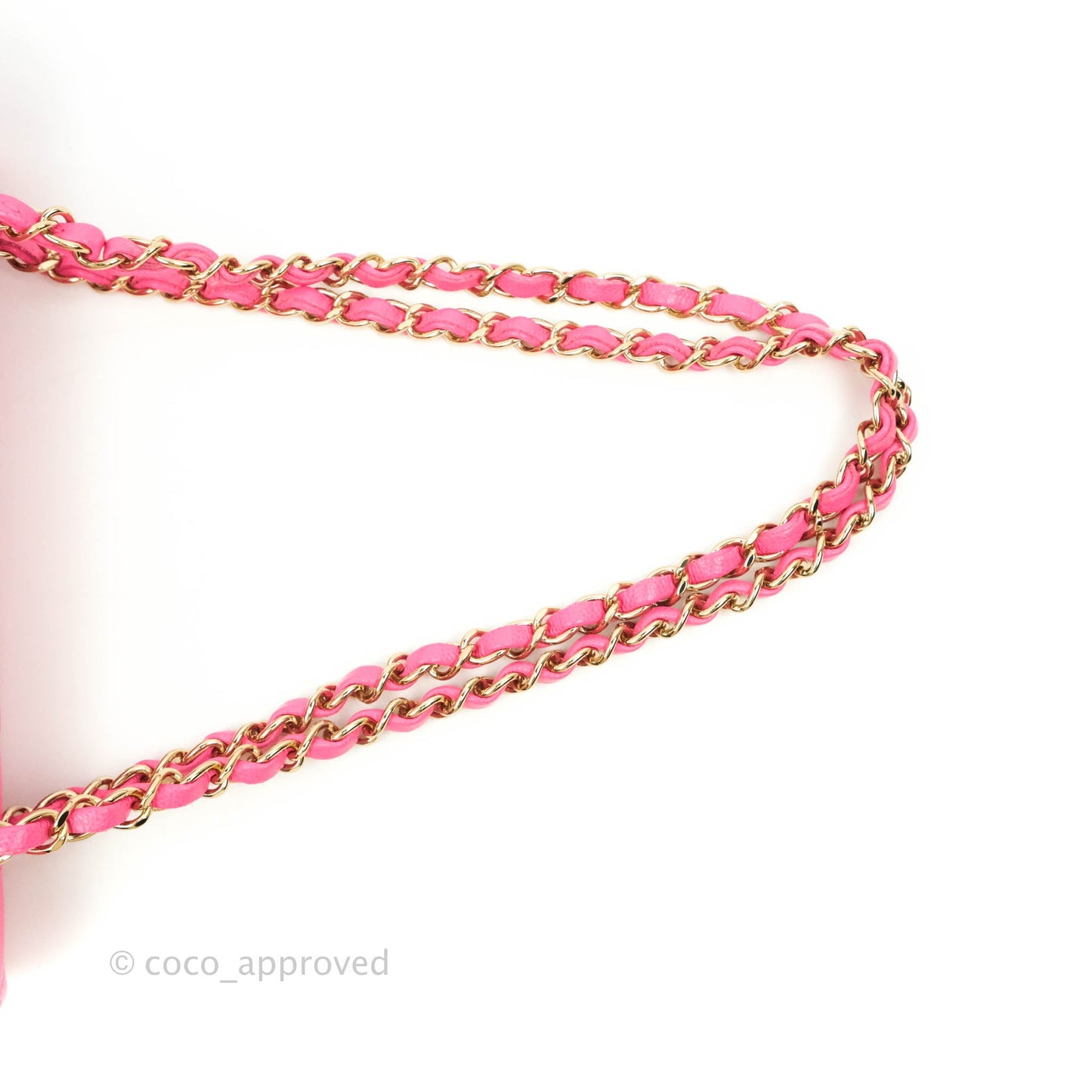 Chanel Small Classic Quilted Flap Pink Caviar Gold Hardware
