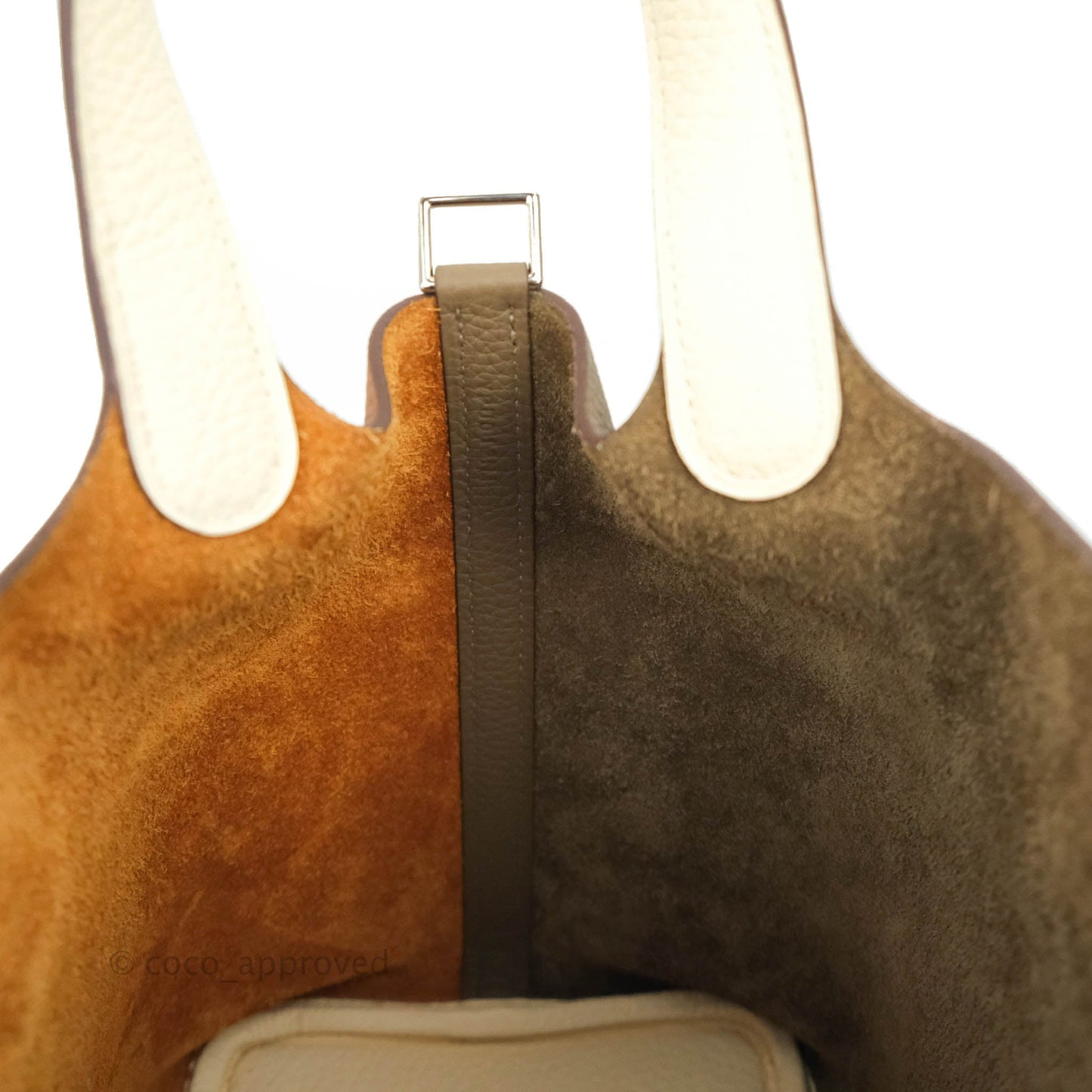 Hermès Picotin Lock 18 Trio Colour Gold/Etoupe/Nata Silver Hardware