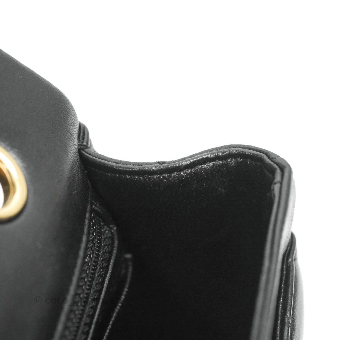 Chanel M/L Medium Flap Bag Valentine Limited Edition Black Lambskin Gold Hardware