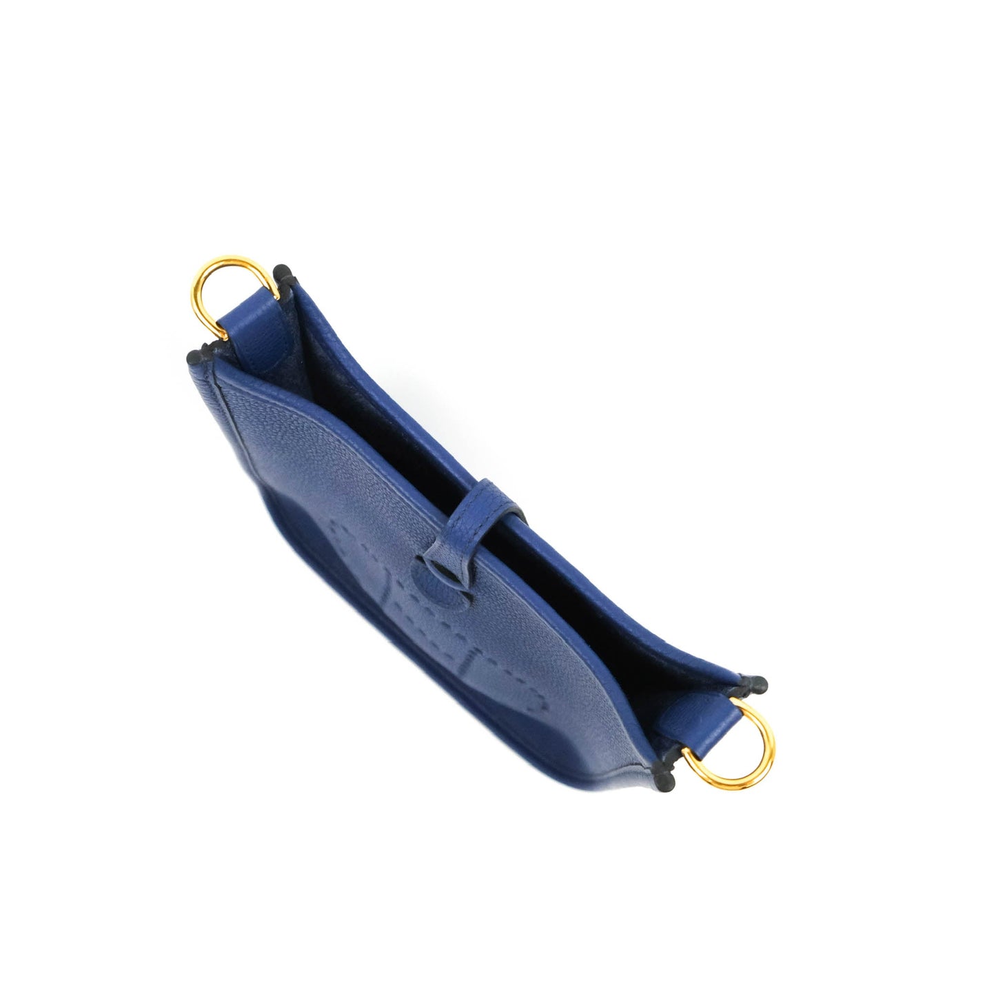 Hermès Mini Evelyne 16 Bleu Saphir/Bleu Indigo Taurillon Maurice Gold Hardware