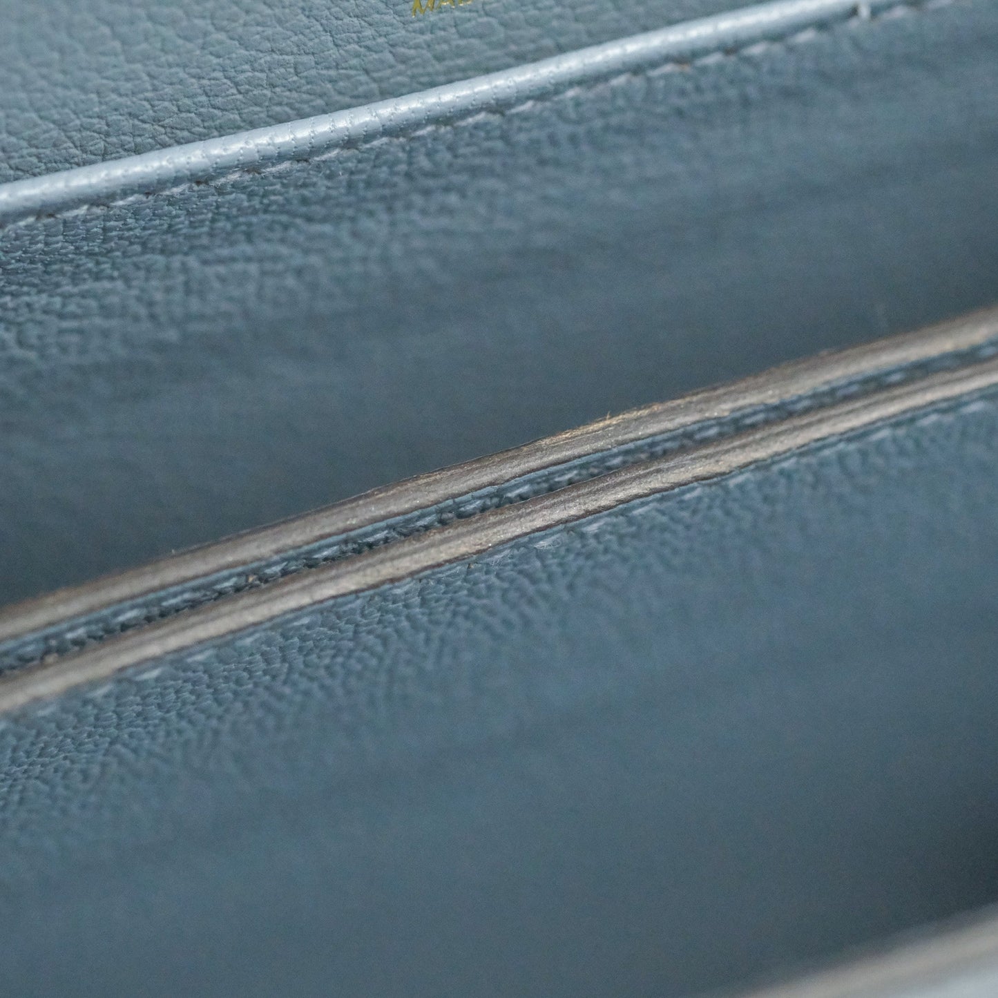 Hermès Roulis Mini 18 Bleu Lin Evercolor Gold Hardware