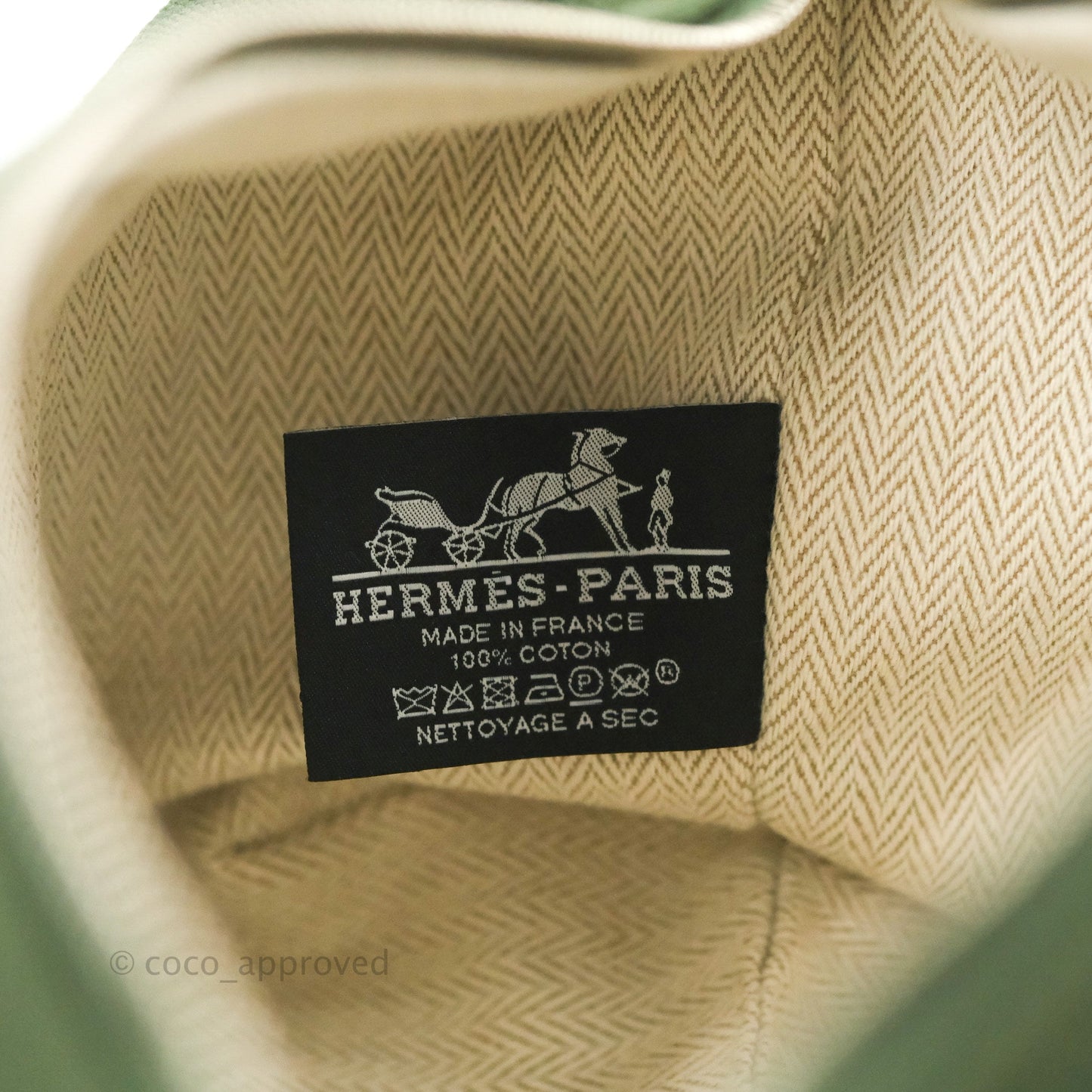 Hermès Small Bride-A-Brac Vert Foret Canvas