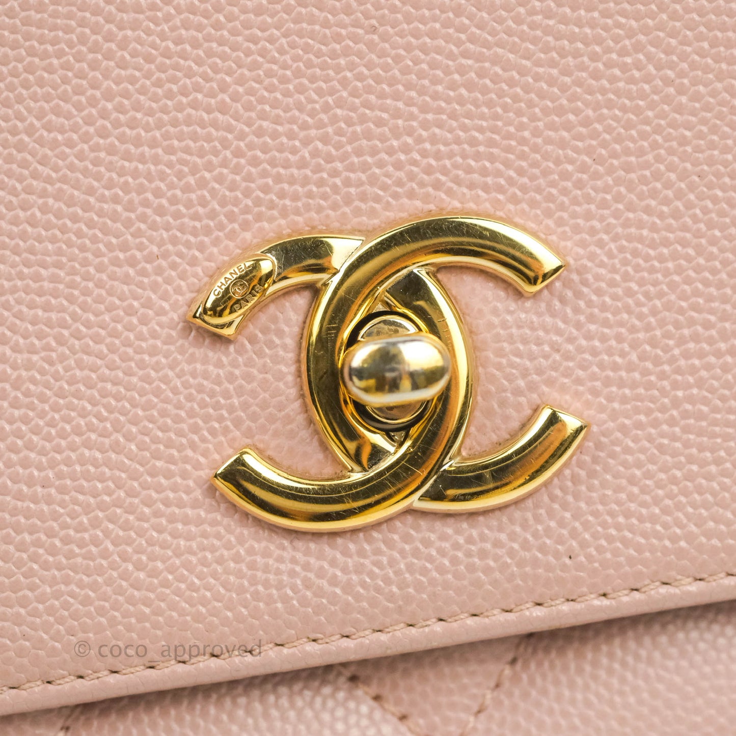 Chanel Quilted Medium Business Affinity Flap Pink Caviar Gold Hardware
