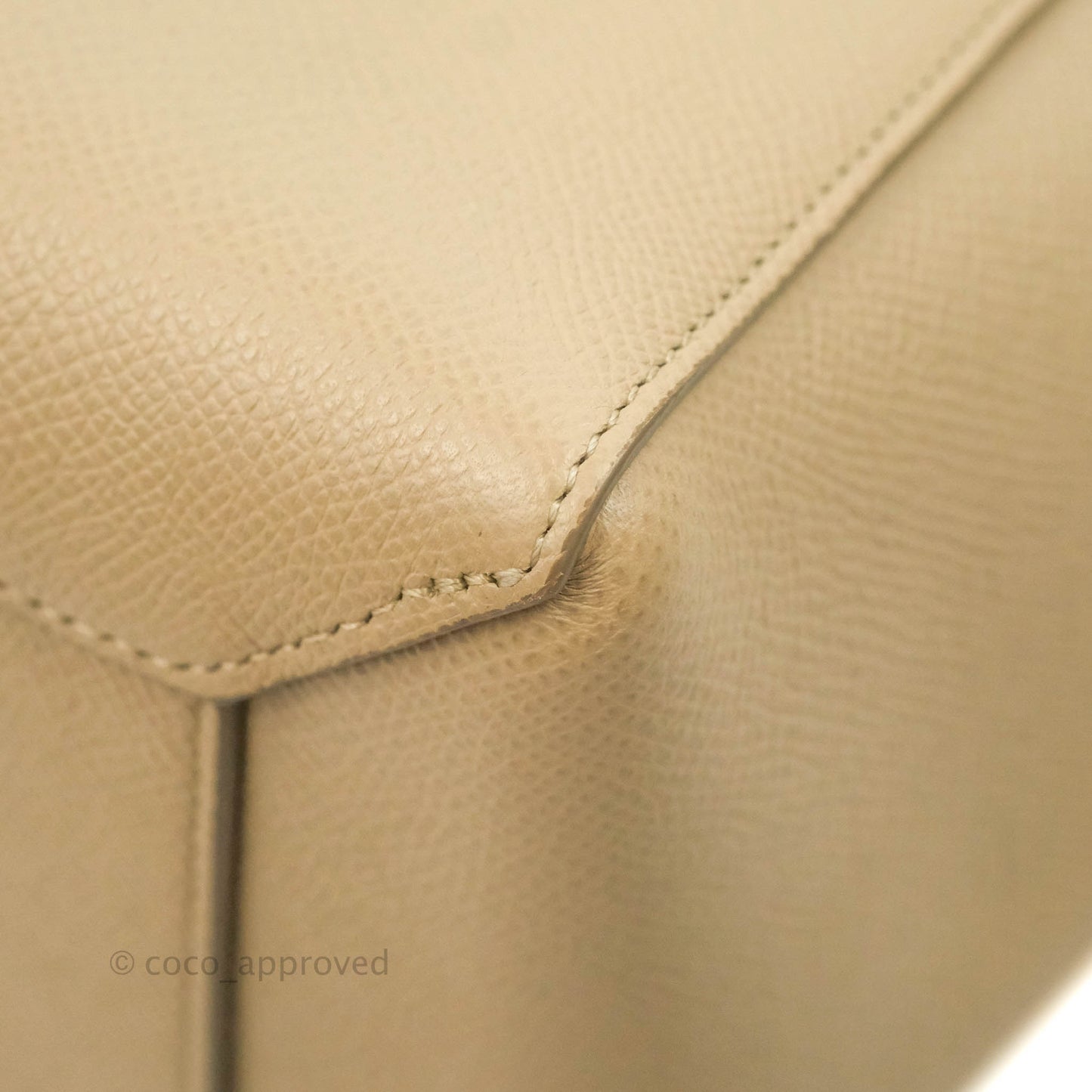 Celine Micro Belt Bag Light Taupe Grained Calfskin Gold Hardware