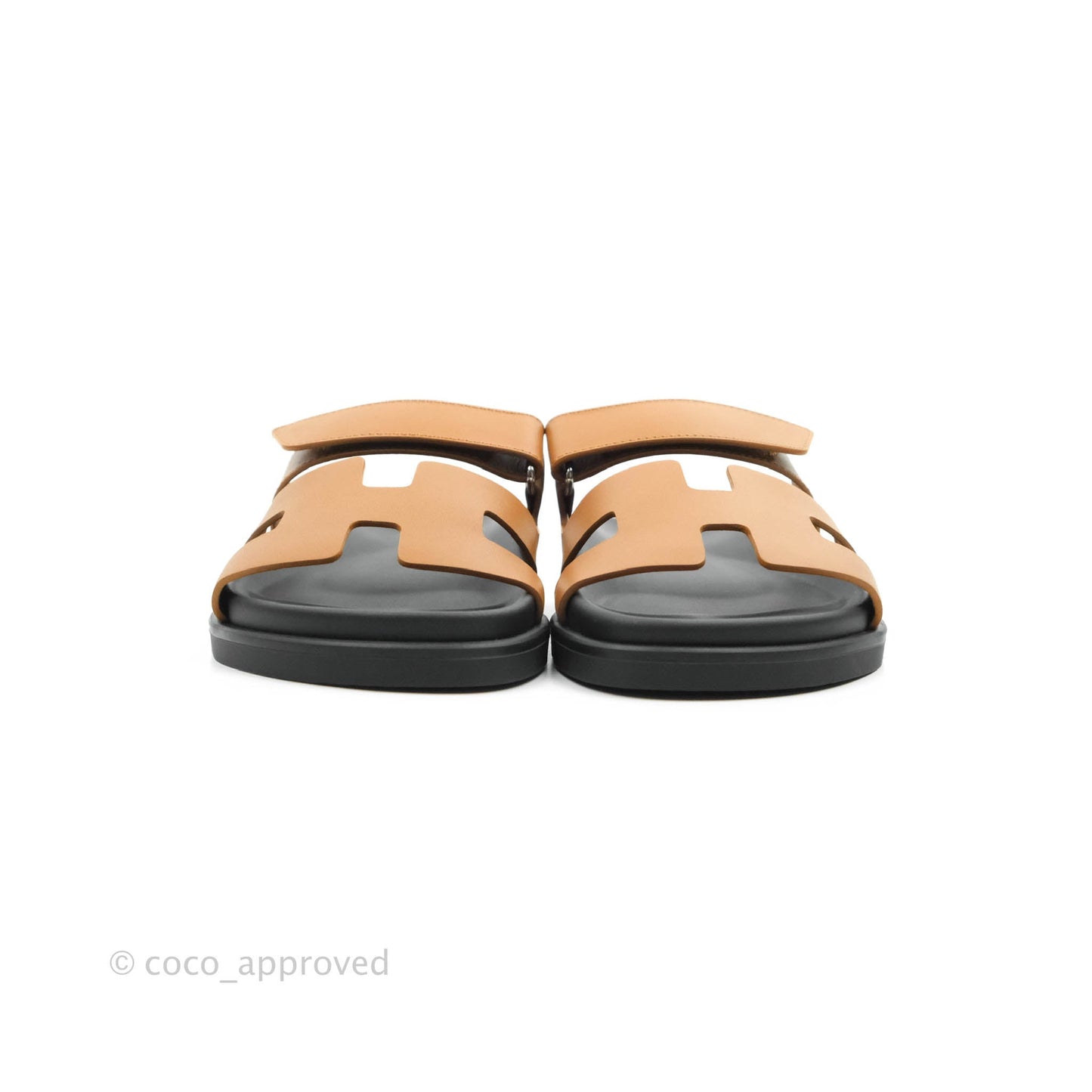 Hermès Chypre Sandals in Gold Size 37