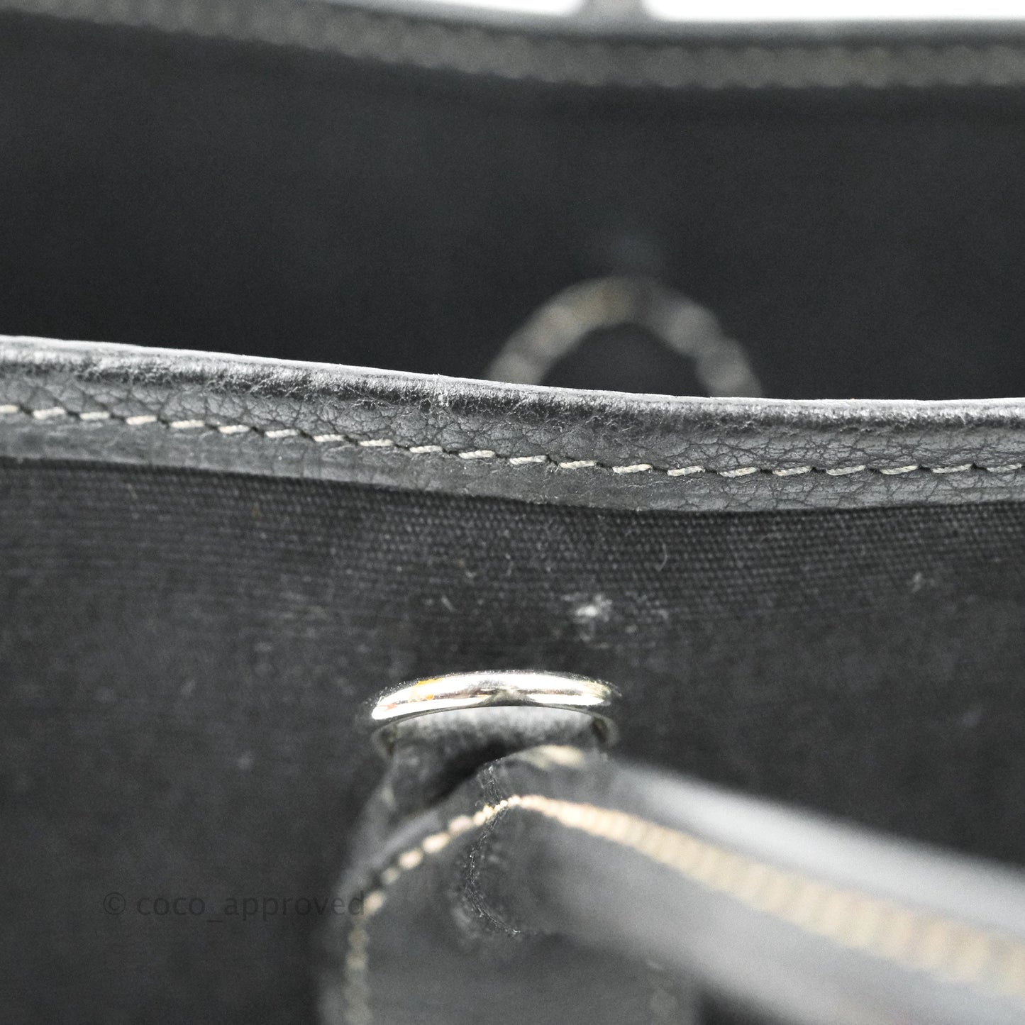Hermès Garden Party 30 Canvas Black