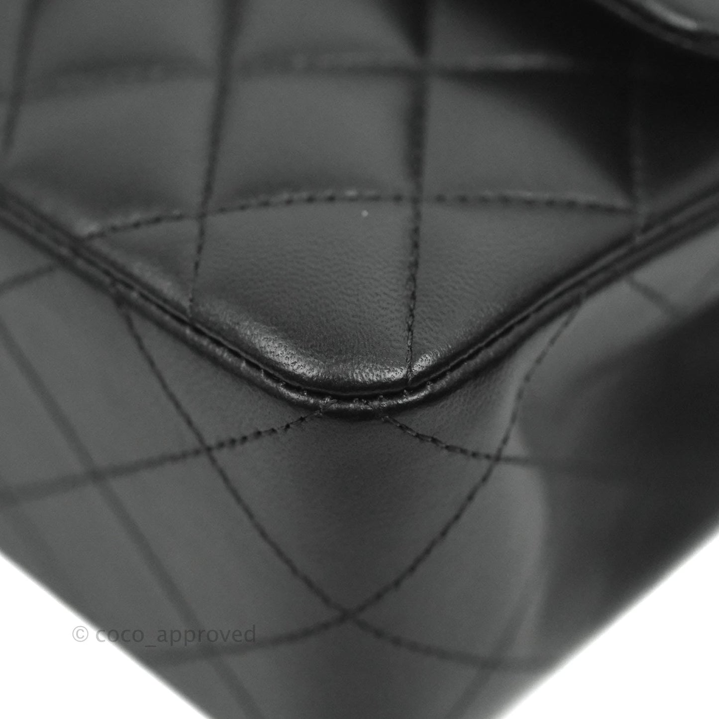 Chanel Small S/M Classic Flap Black Lambskin Silver Hardware